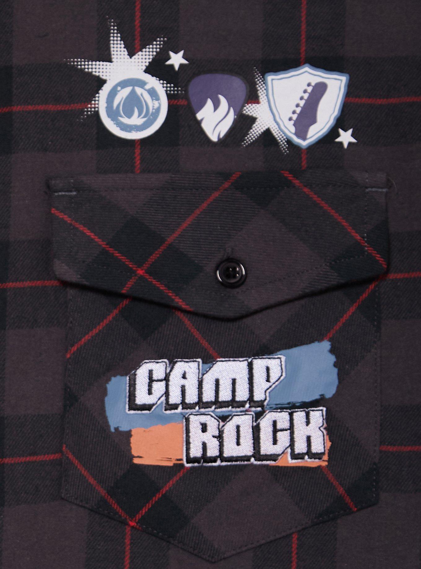 Disney Camp Rock 2: The Final Jam Women's Flannel &mdash; BoxLunch Exclusive, BROWN, alternate - view 3