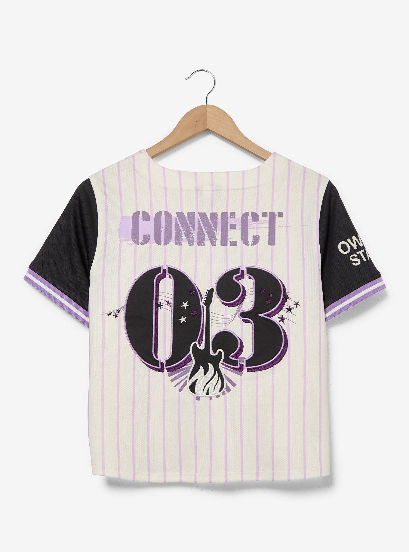 Disney Camp Rock Connect 3 Women's Cropped Baseball Jersey - BoxLunch Exclusive, , hi-res