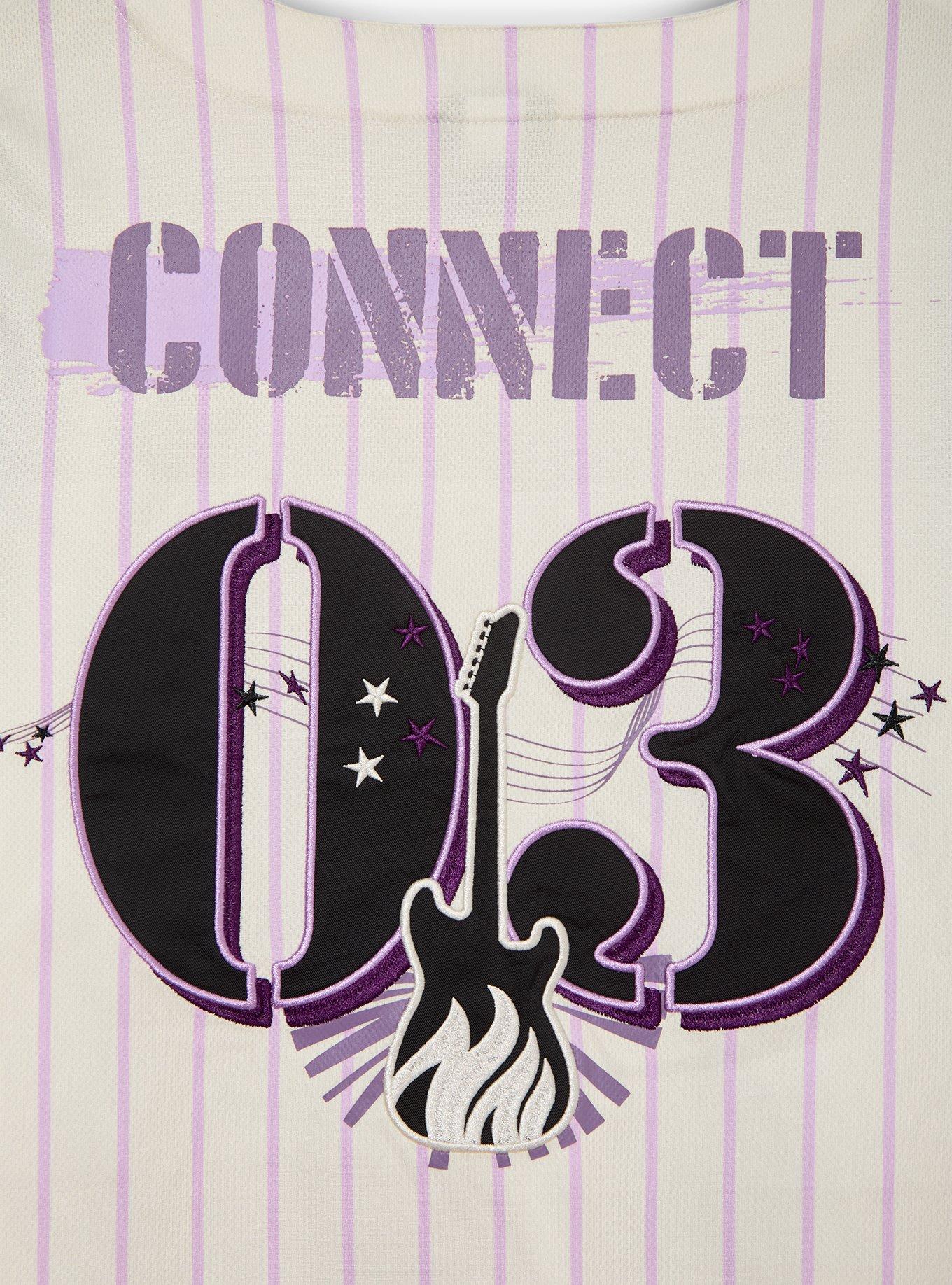Disney Camp Rock Connect 3 Women's Cropped Baseball Jersey - BoxLunch Exclusive, MULTI, alternate - view 4