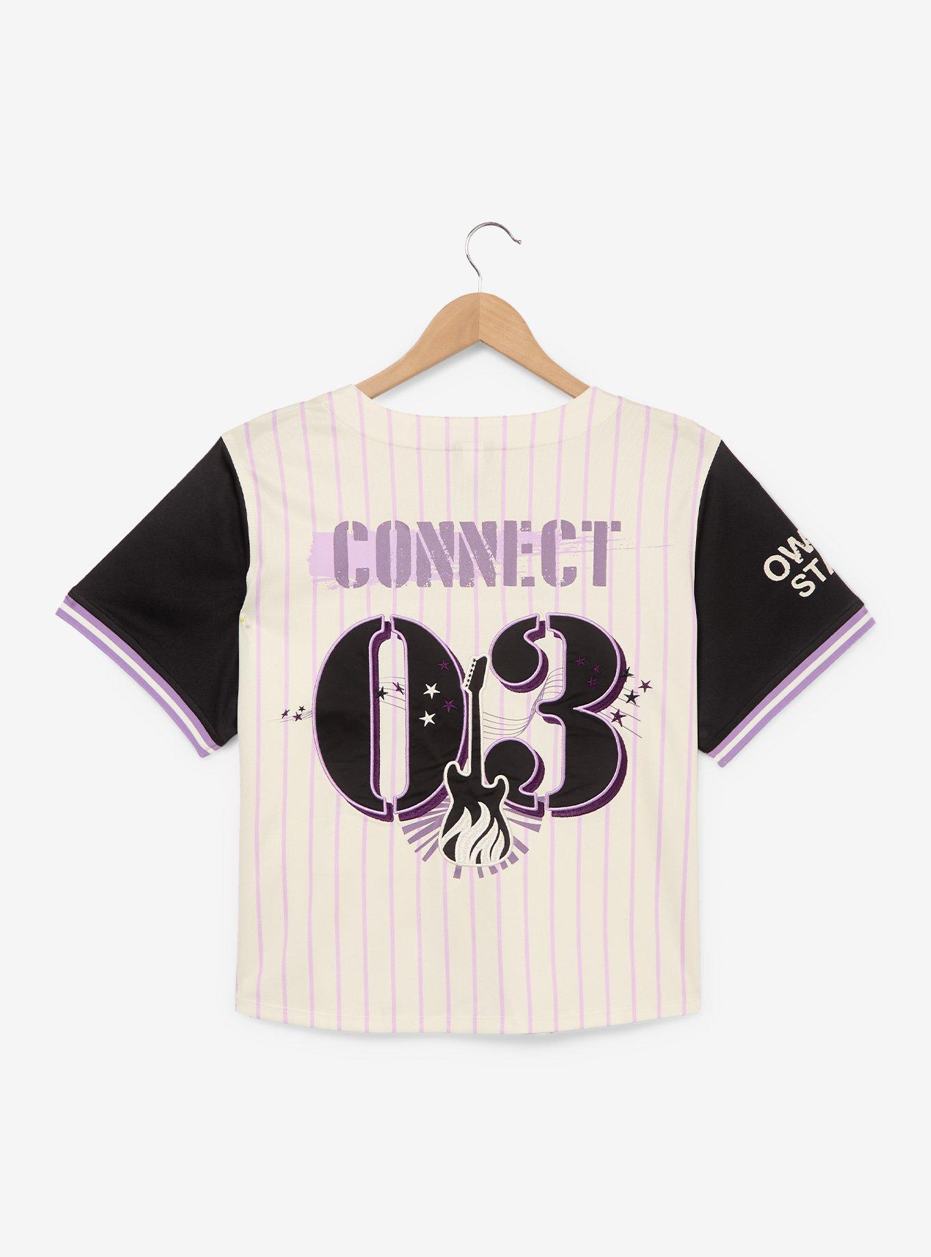 Disney Camp Rock Connect 3 Women's Plus Size Cropped Baseball Jersey - BoxLunch Exclusive, , hi-res