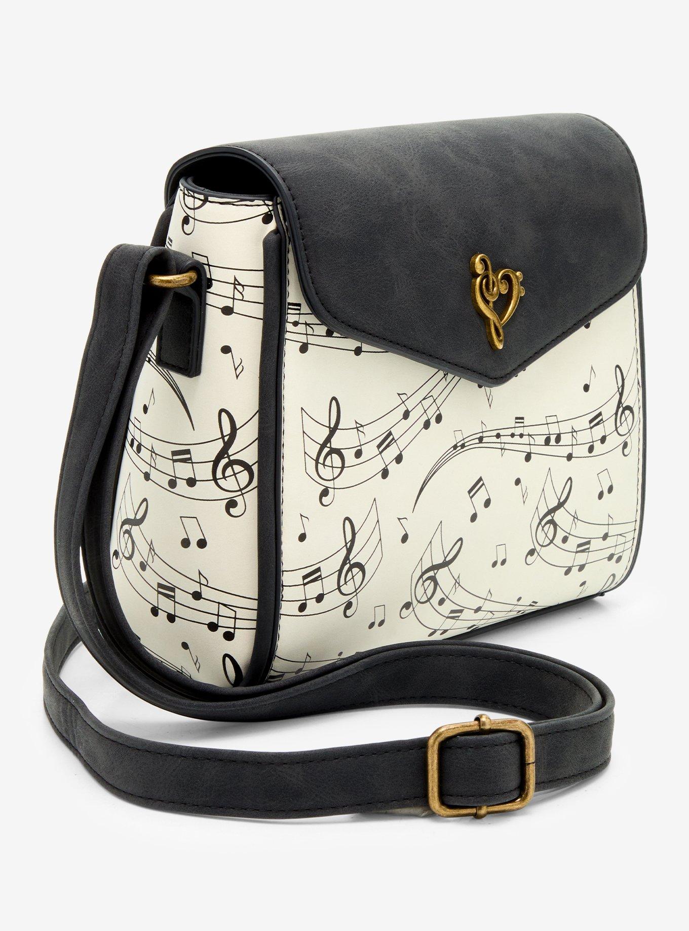 Musical Note Crossbody Bag, , hi-res