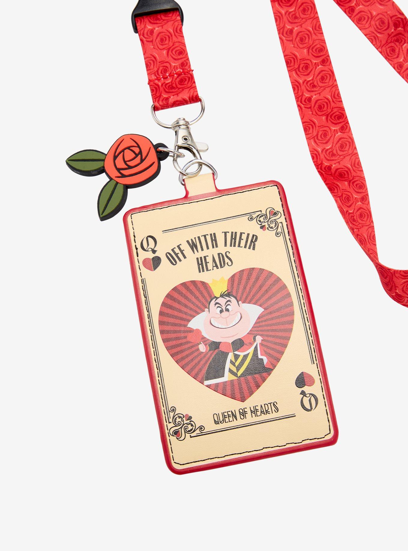 Disney Alice in Wonderland Queen of Hearts Lanyard - BoxLunch Exclusive, , alternate - view 3