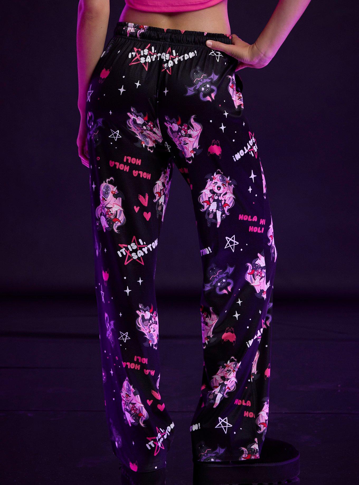 Ironmouse Chibi Character Pajama Pants, , hi-res