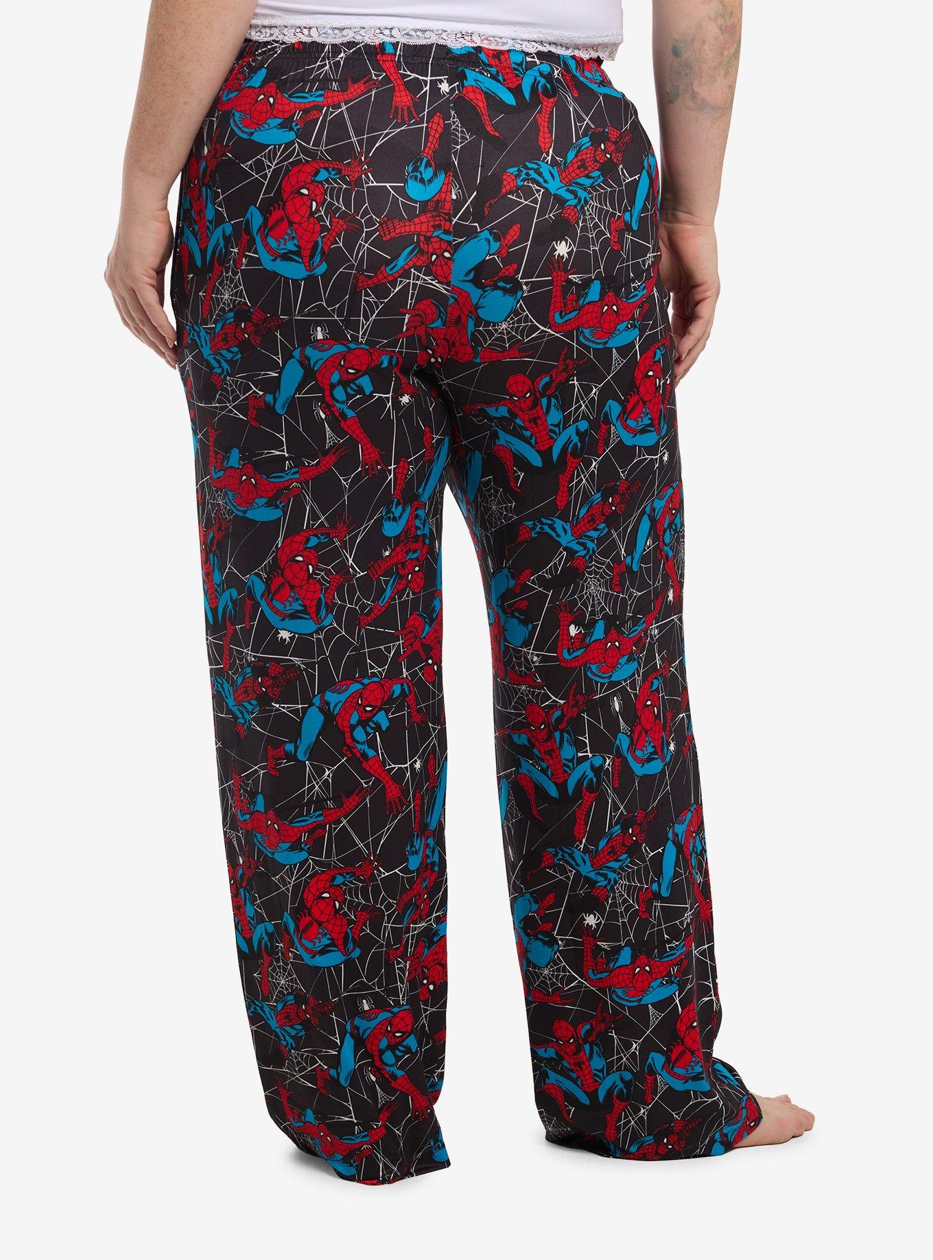 Marvel Spider-Man Web Pajama Pants Plus Size, , hi-res