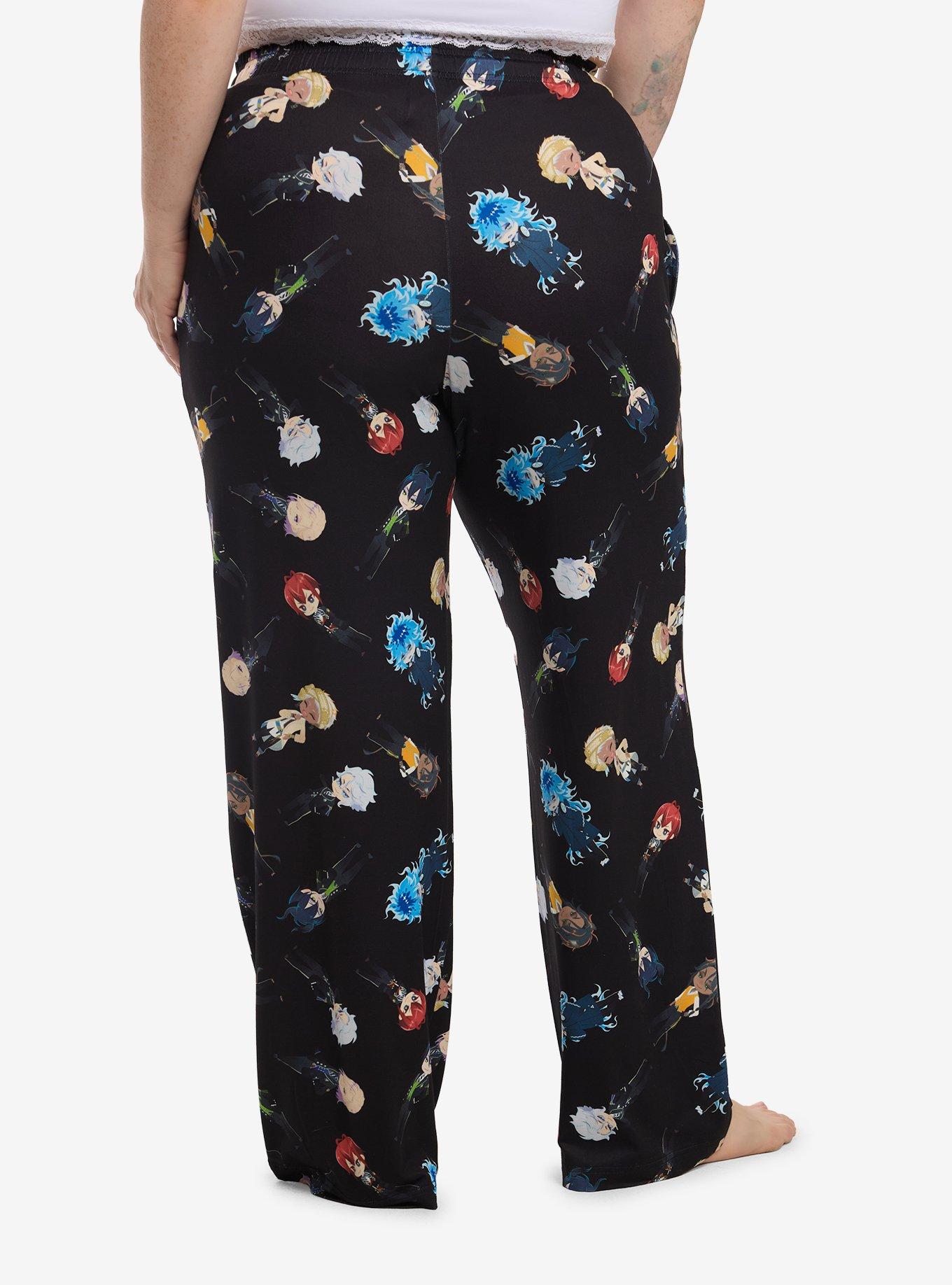 Disney Twisted-Wonderland Chibi Housewardens Pajama Pants Plus Size, , hi-res
