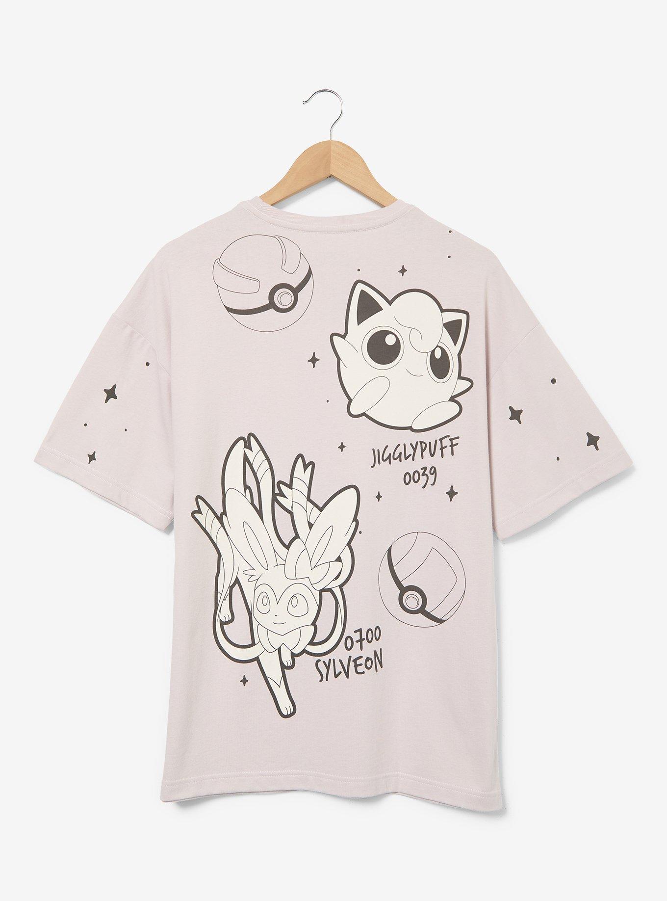 Pok&eacute;mon Fairy Type Pok&eacute;mon Tonal Women's T-Shirt - BoxLunch Exclusive, , hi-res