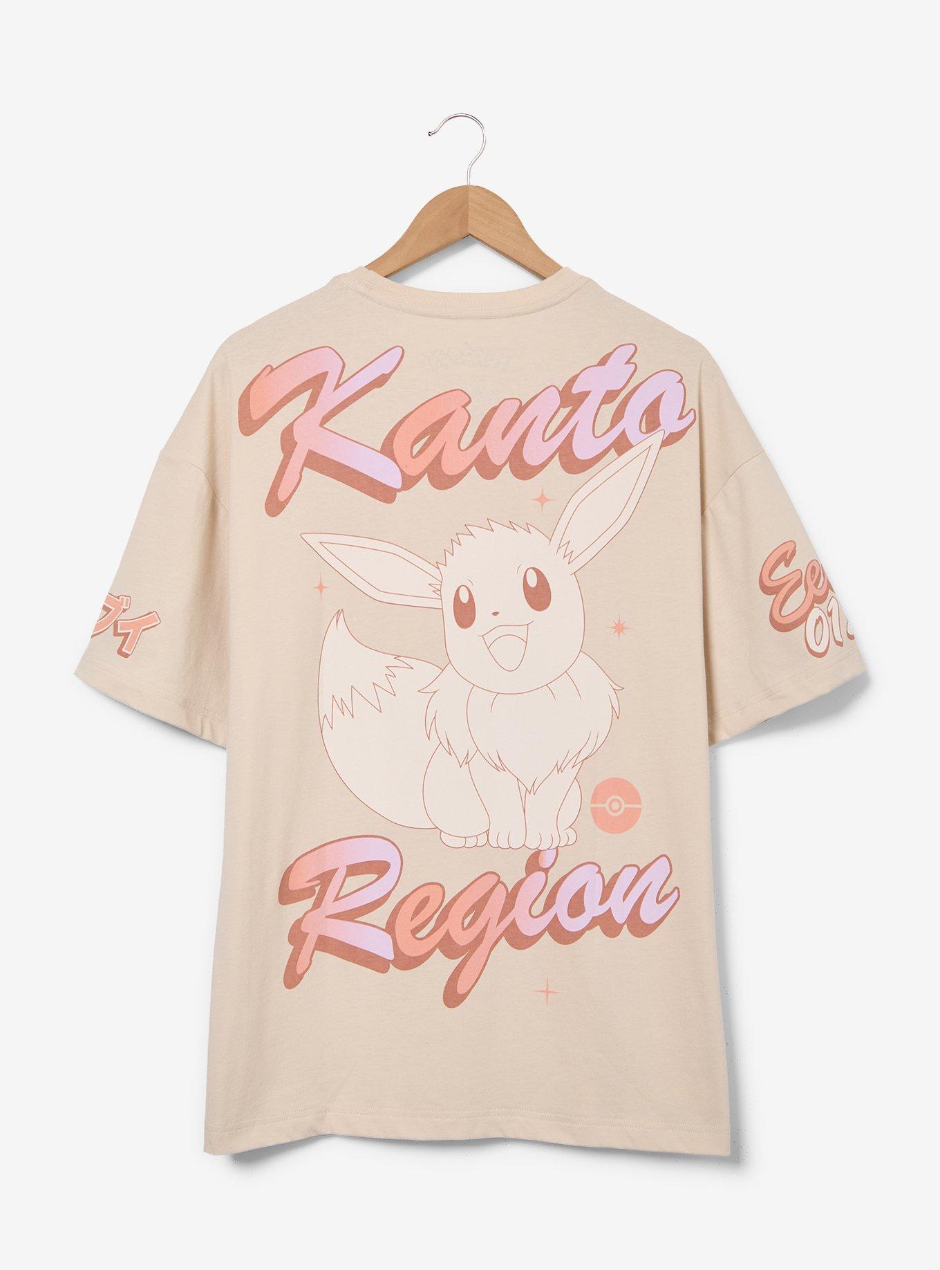 Pok&eacute;mon Eevee Jumbo Print Women's T-Shirt - BoxLunch Exclusive, , hi-res
