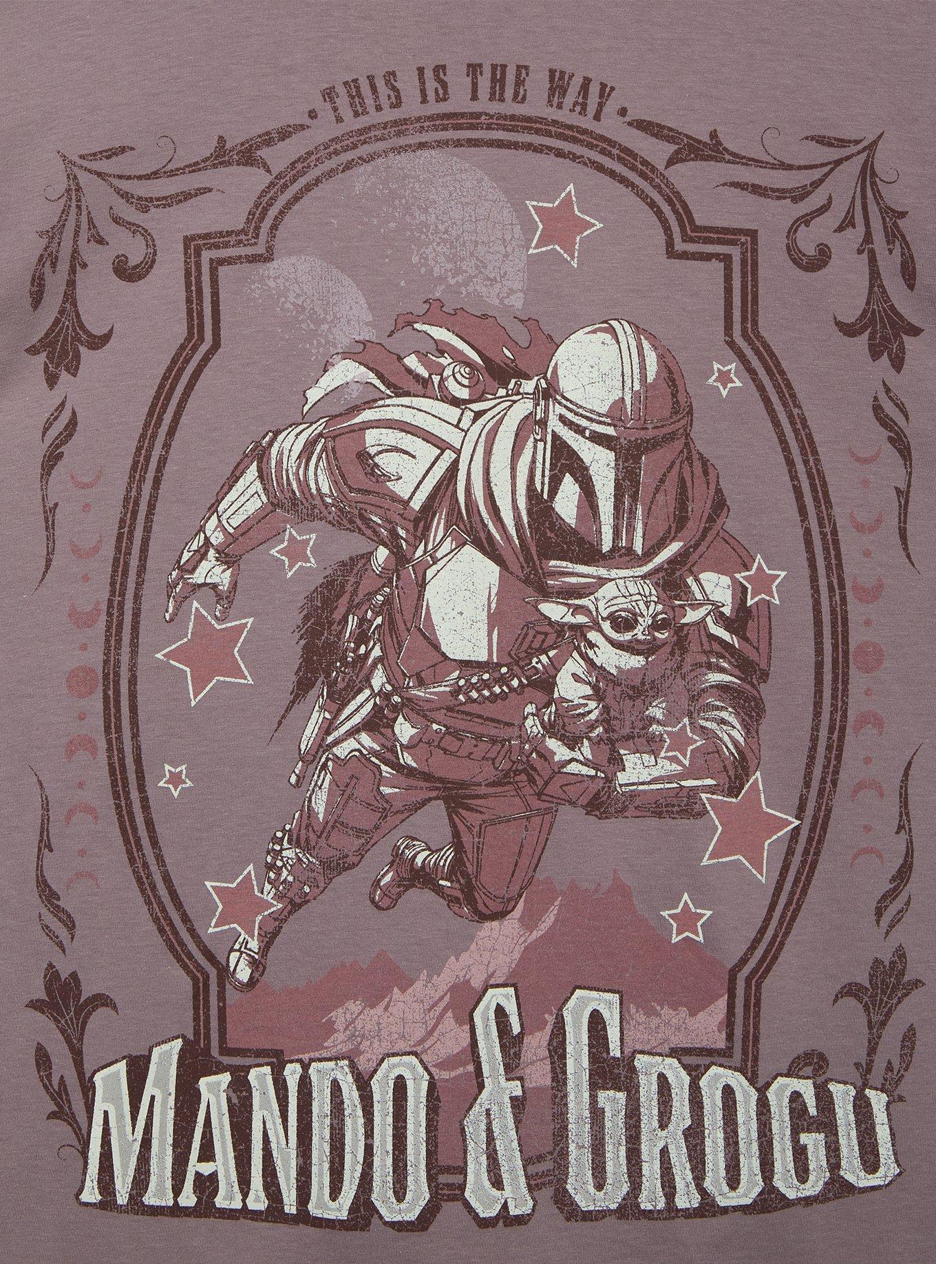Star Wars The Mandalorian Mando & Grogu Graphic T-Shirt - BoxLunch Exclusive, , hi-res