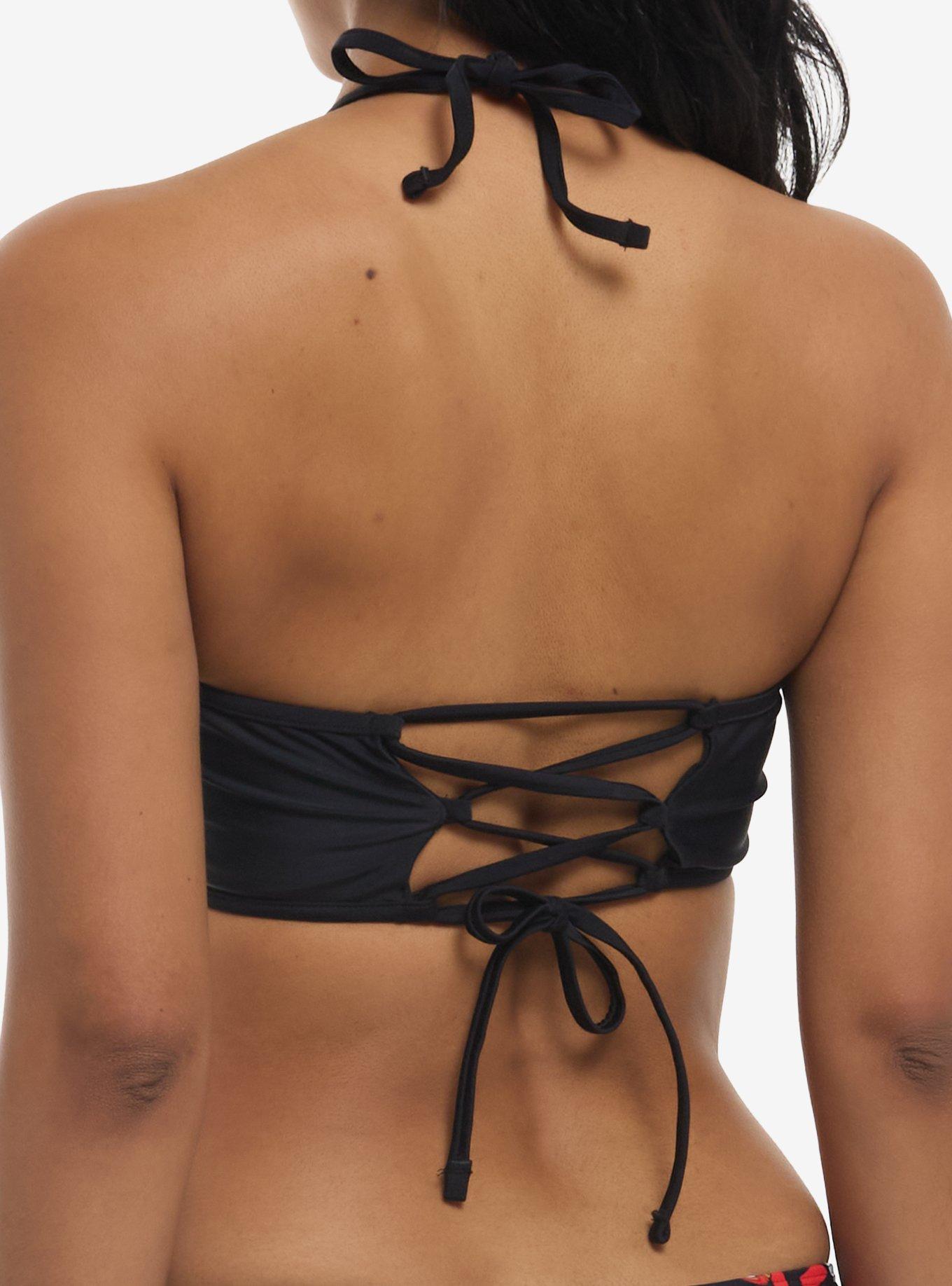 Sonic The Hedgehog Duo Halter Swim Top, MULTI, alternate