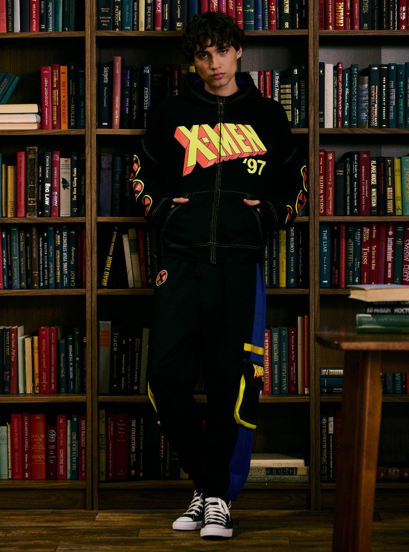Our Universe Marvel X-Men '97 Logo Group Hoodie, BLACK, alternate - view 3