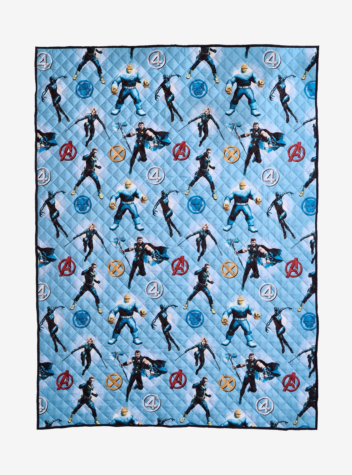 Marvel Avengers: Doomsday Retro Quilted Reversible Blanket &mdash; BoxLunch Exclusive, , alternate - view 2