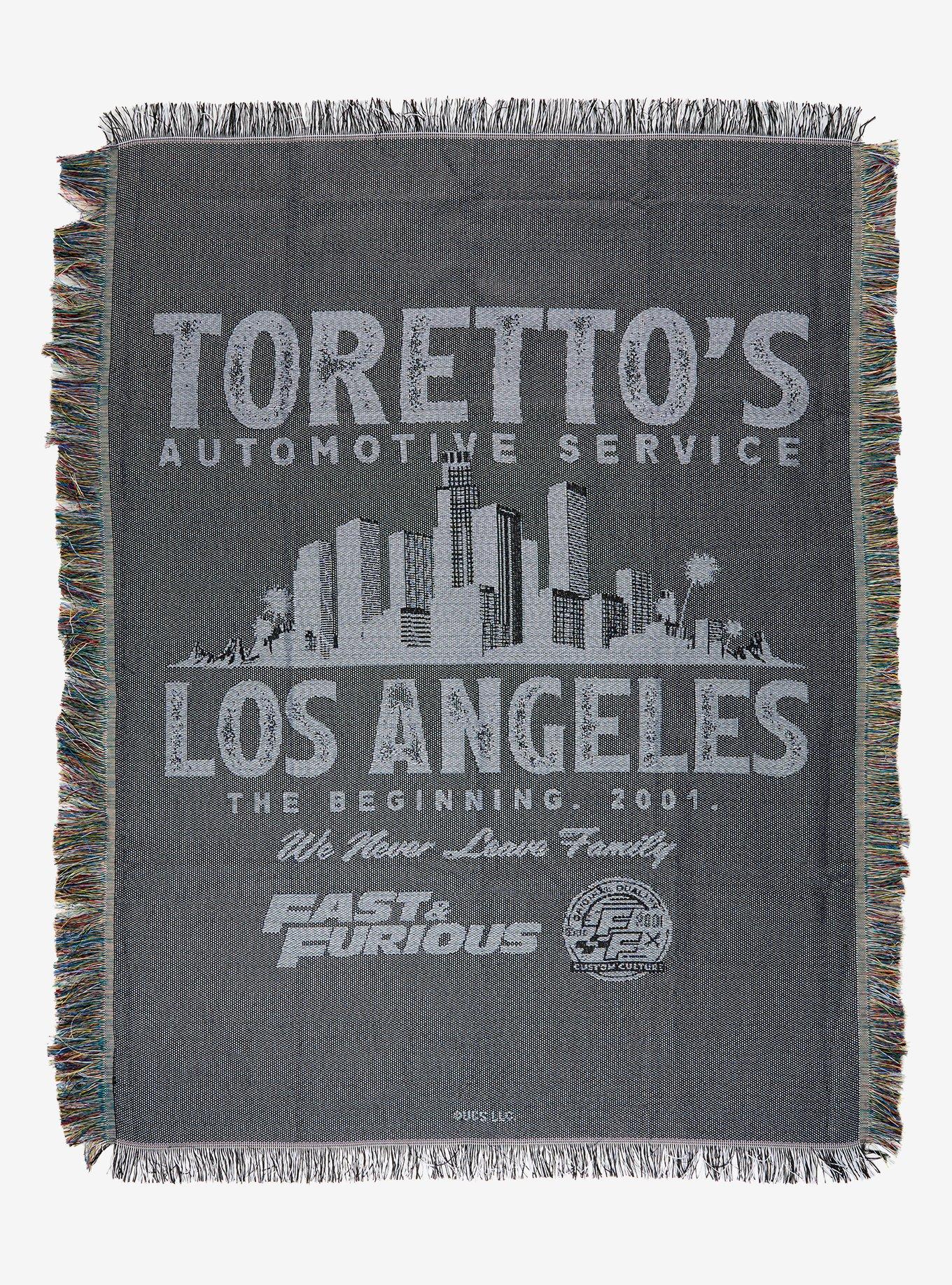 Fast & Furious Poster Tapestry Throw, , hi-res