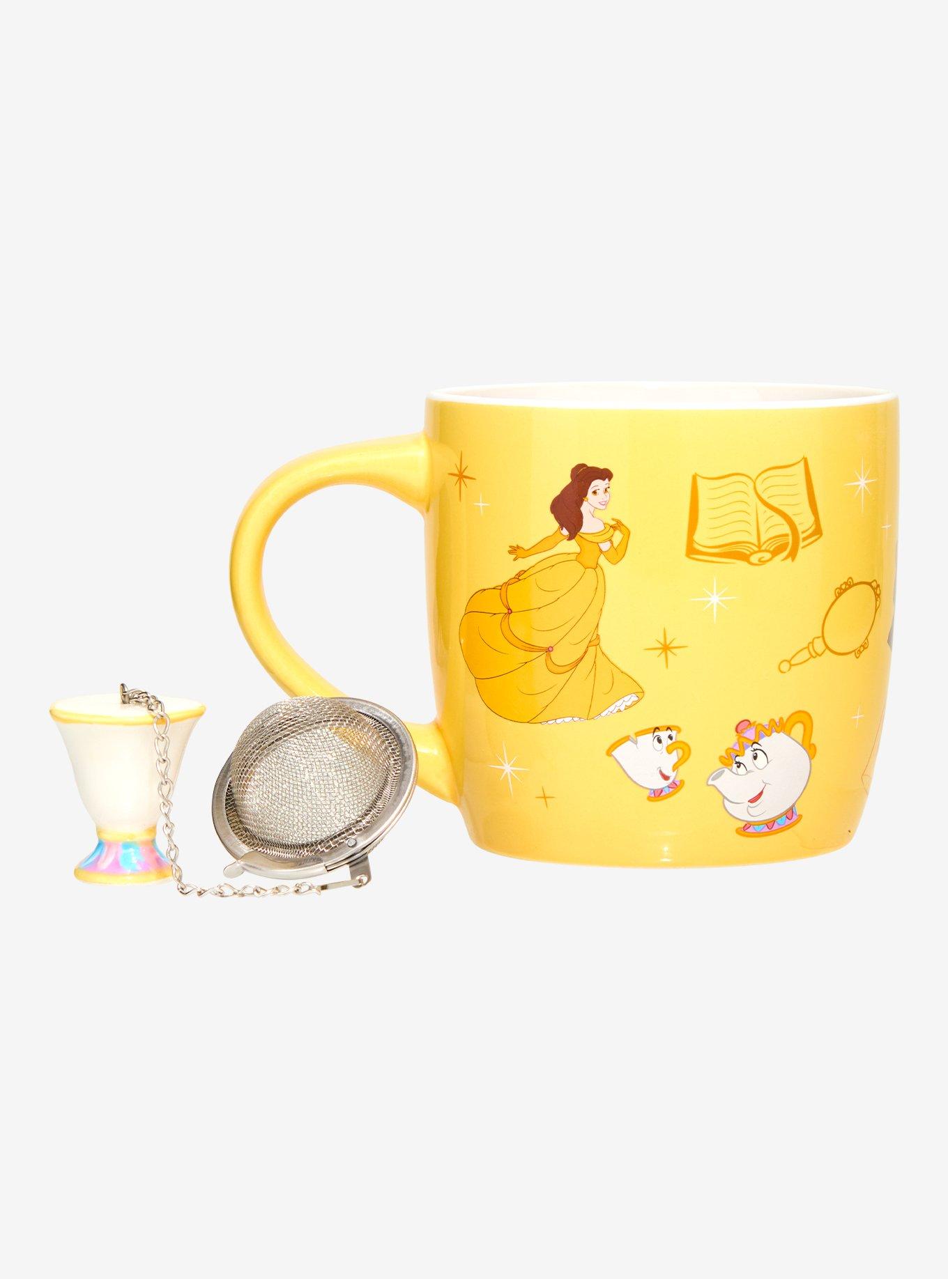 Disney Beauty and The Beast Belle Mug & Chip Tea Infuser Set, , alternate