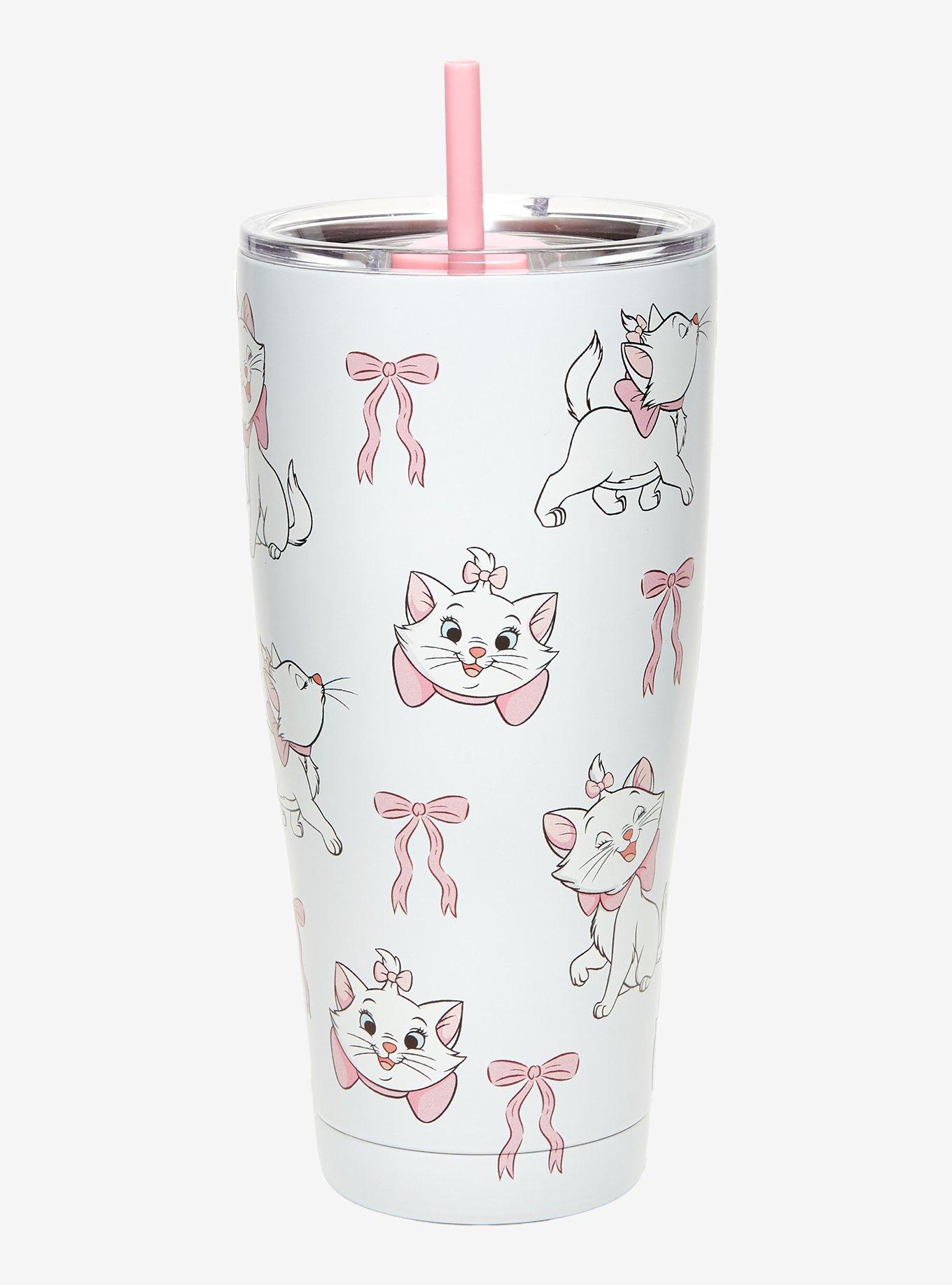 Disney The Aristocats Marie Allover Print Stainless Steel Tumbler, , hi-res