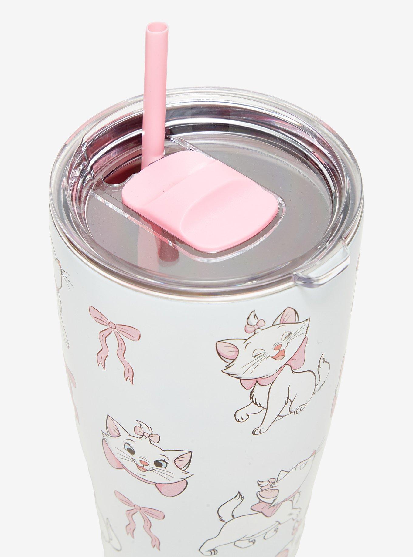 Disney The Aristocats Marie Allover Print Stainless Steel Tumbler, , alternate