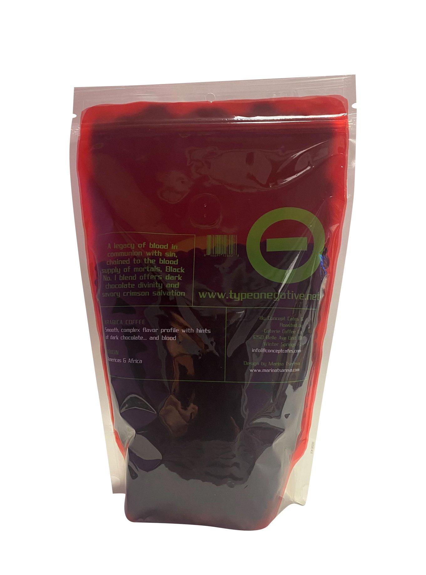 Type O Negative Official Universal Donor Coffee IV Blood Bank Bag, , hi-res