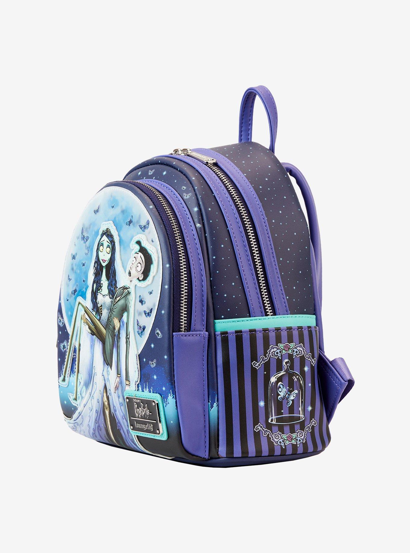 Loungefly Corpse Bride Victor & Emily Moon Mini Backpack, , alternate - view 4
