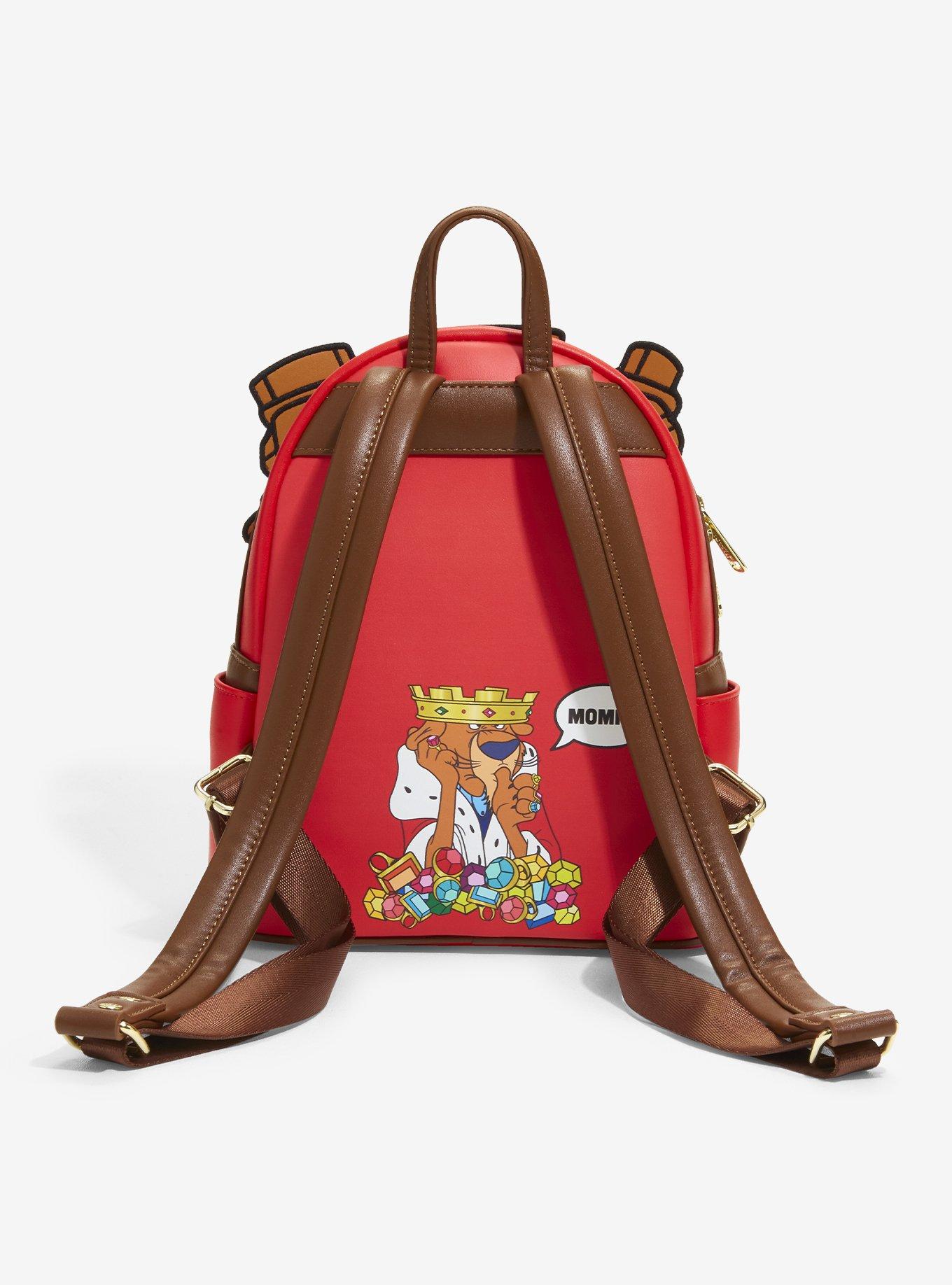Loungefly Disney Robin Hood Prince John Mini Backpack, , alternate - view 3