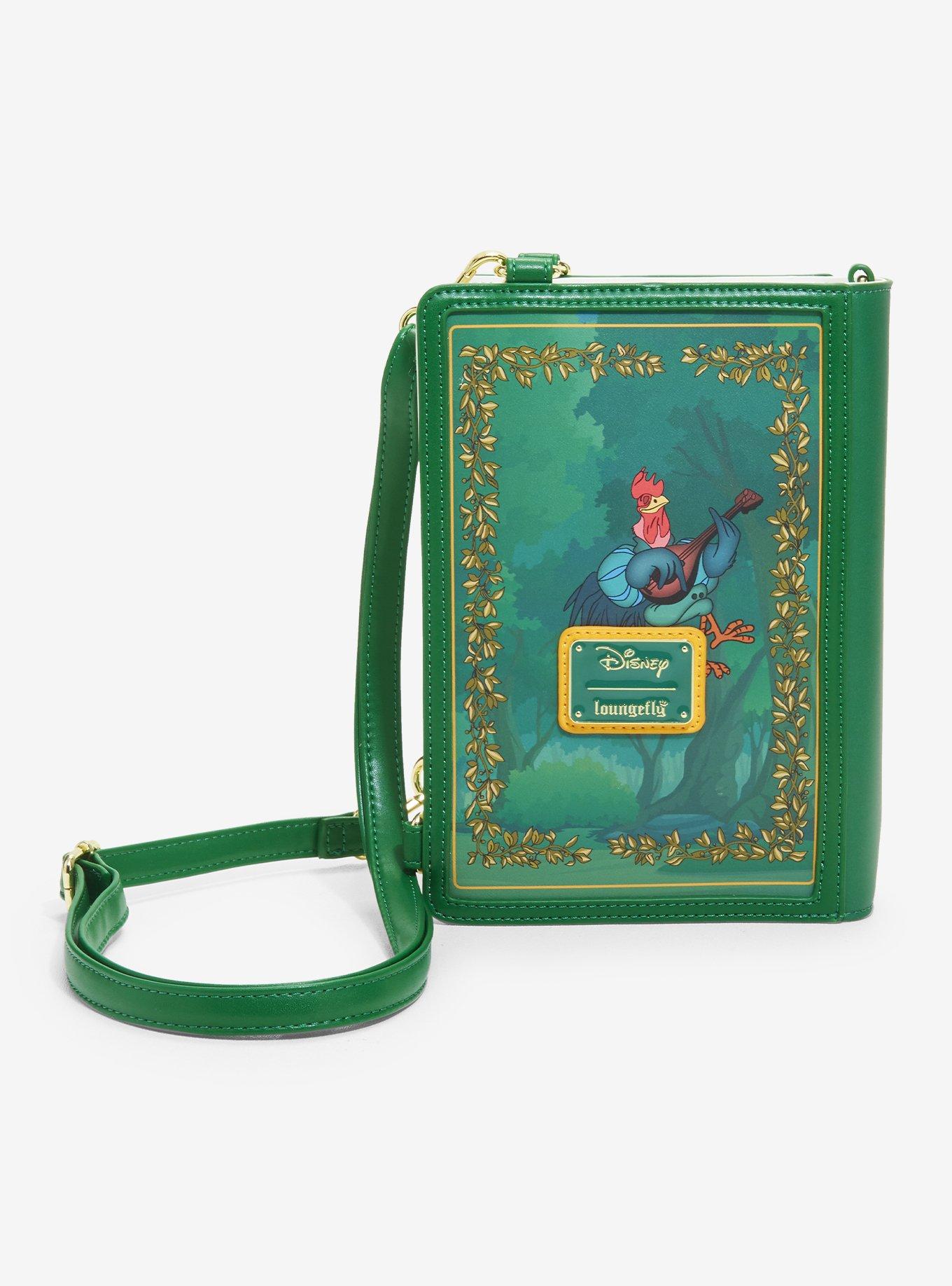 Loungefly Disney Robin Hood Book Convertible Crossbody Bag, , alternate - view 3