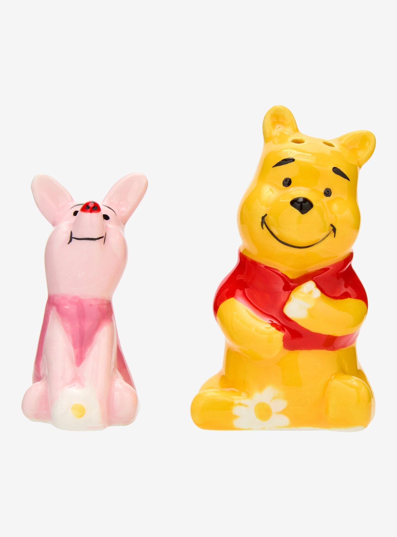Disney Winnie the Pooh Piglet & Pooh Figural Salt and Pepper Shakers, , hi-res
