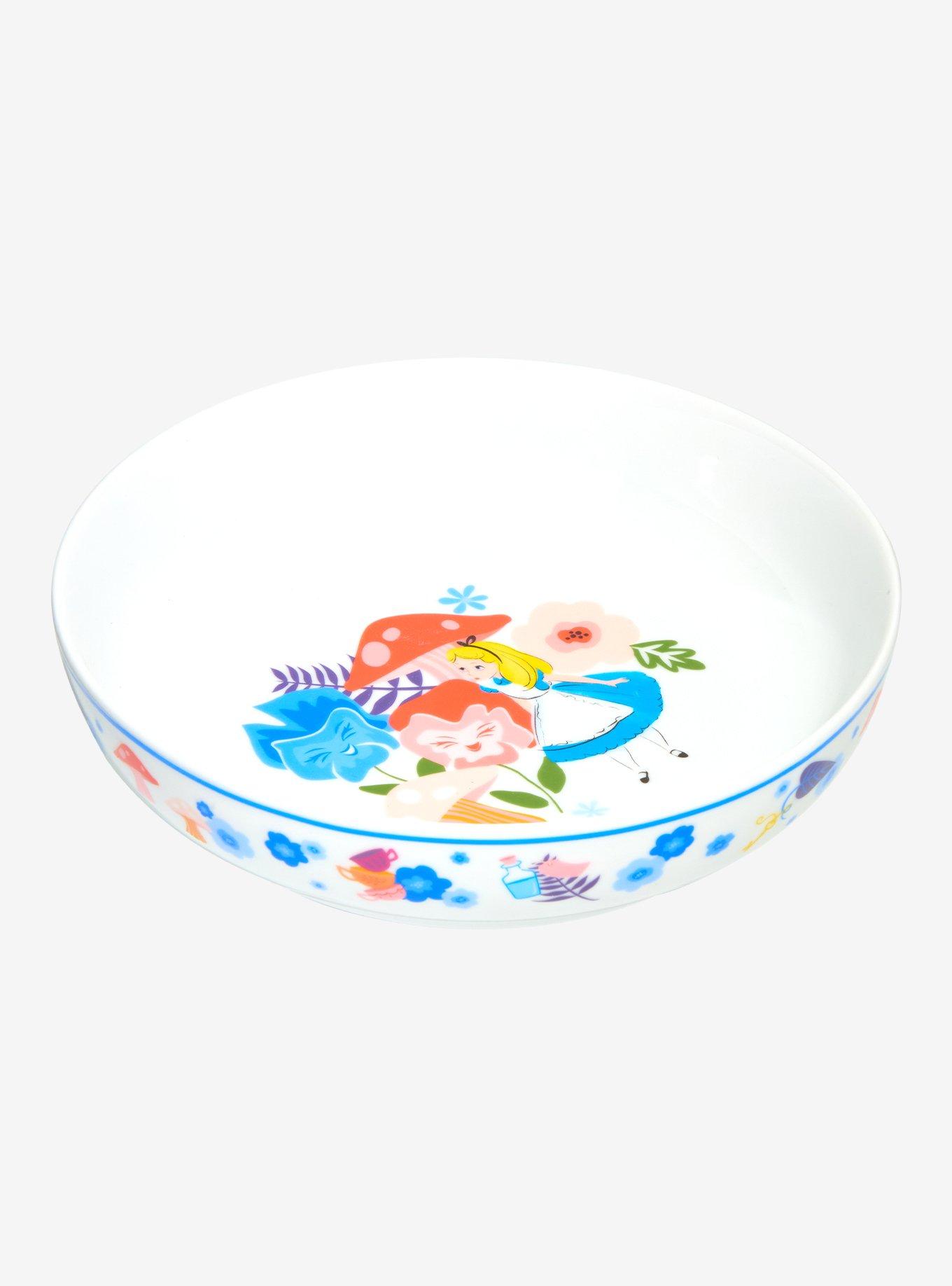 Disney Alice in Wonderland Floral Wide Bowl, , alternate