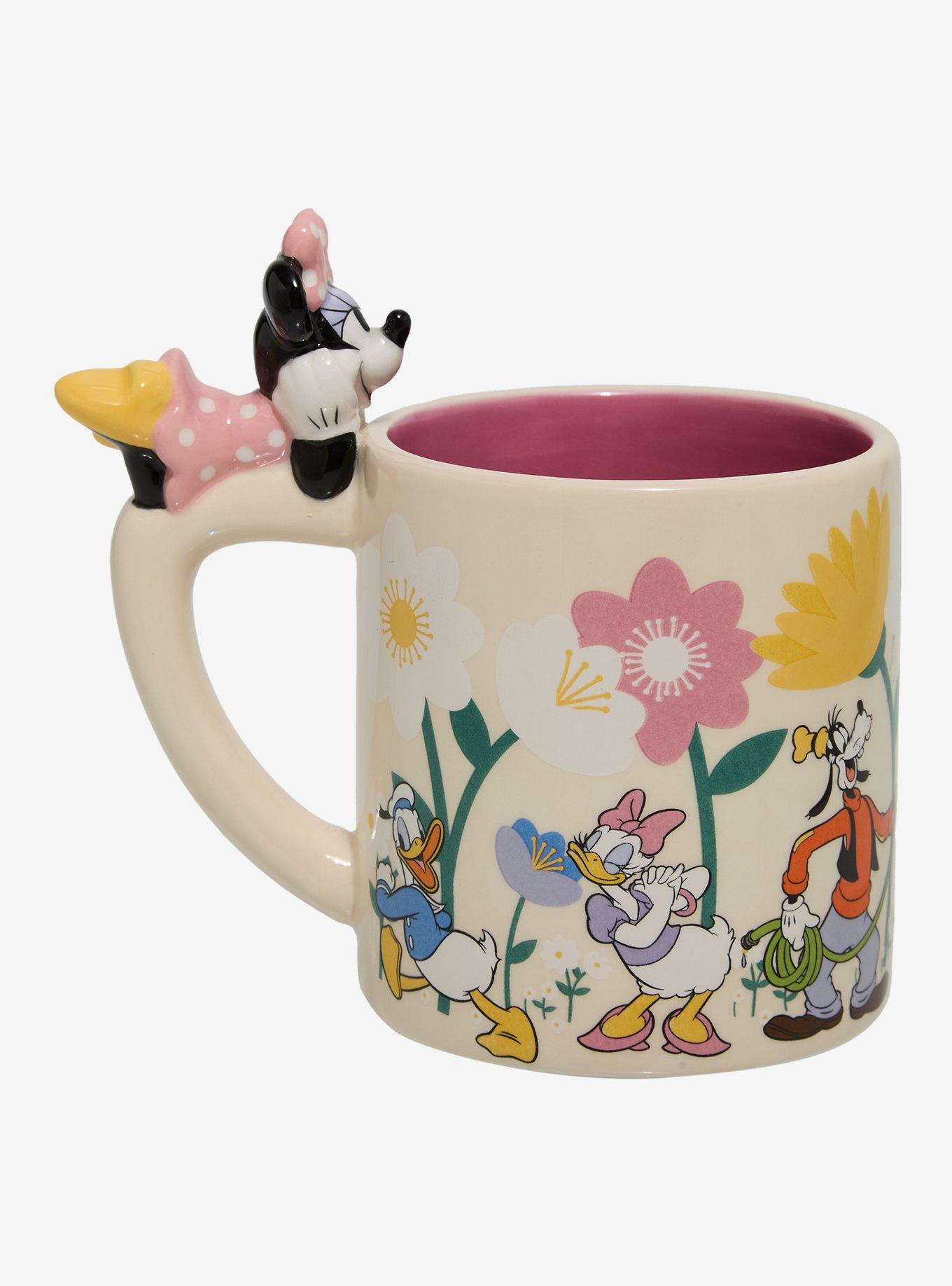 Disney Minnie Mouse & Friends Floral Mug with Minnie Charm, , hi-res