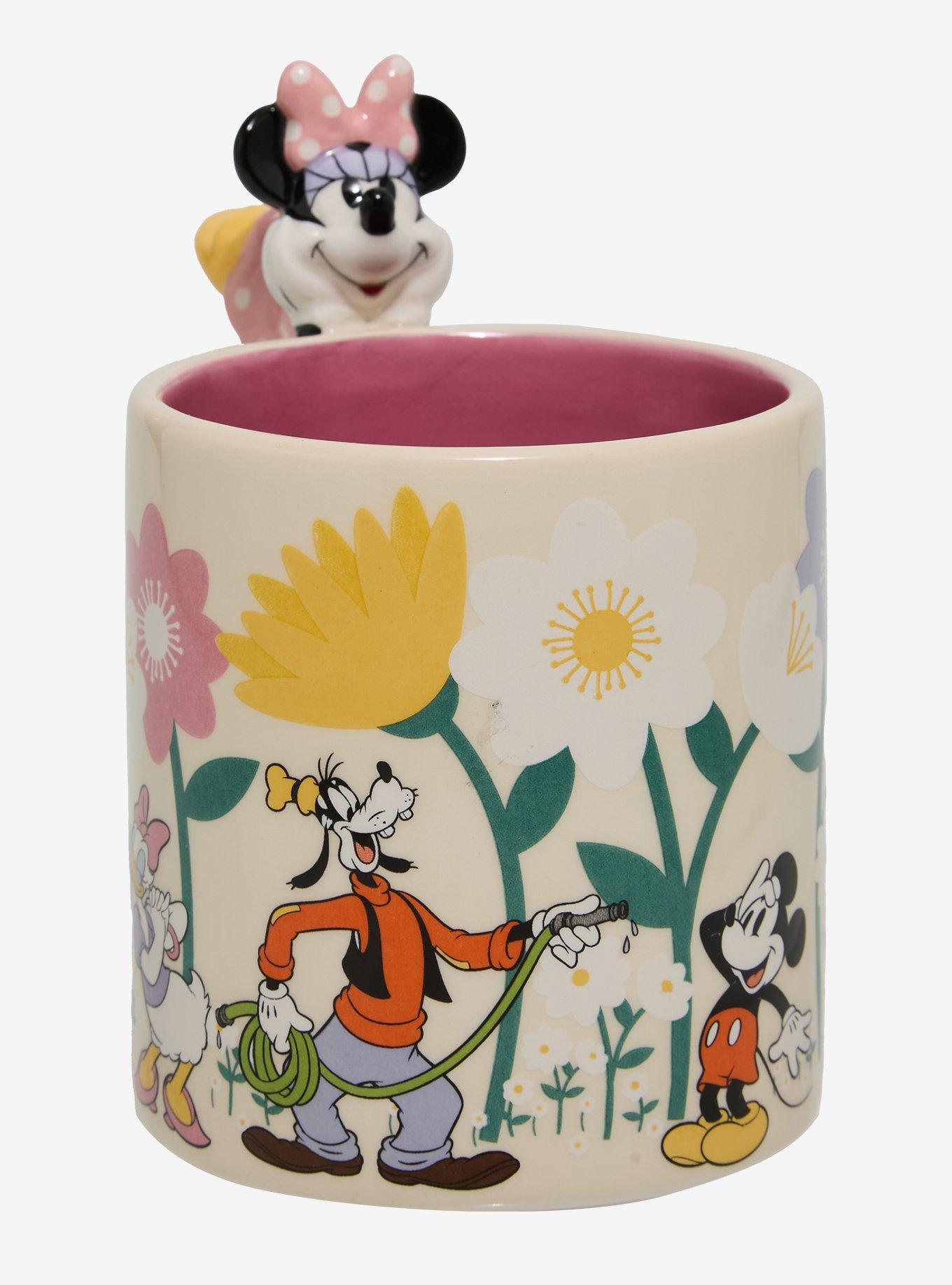 Disney Minnie Mouse & Friends Floral Mug with Minnie Charm, , alternate