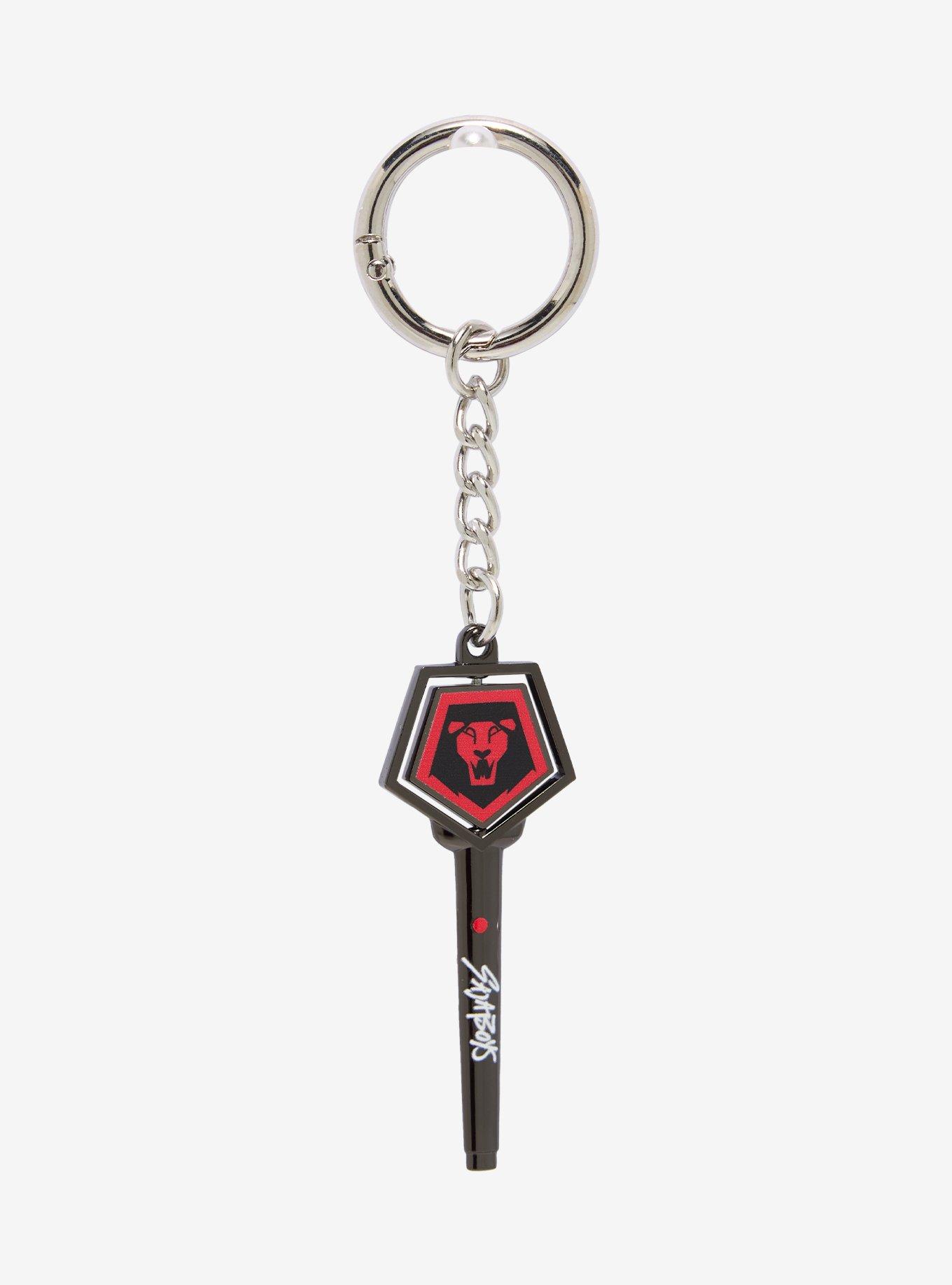 KPop Demon Hunters Saja Boys Lightstick Blind Box Spinner Keychain - BoxLunch Exclusive, , alternate