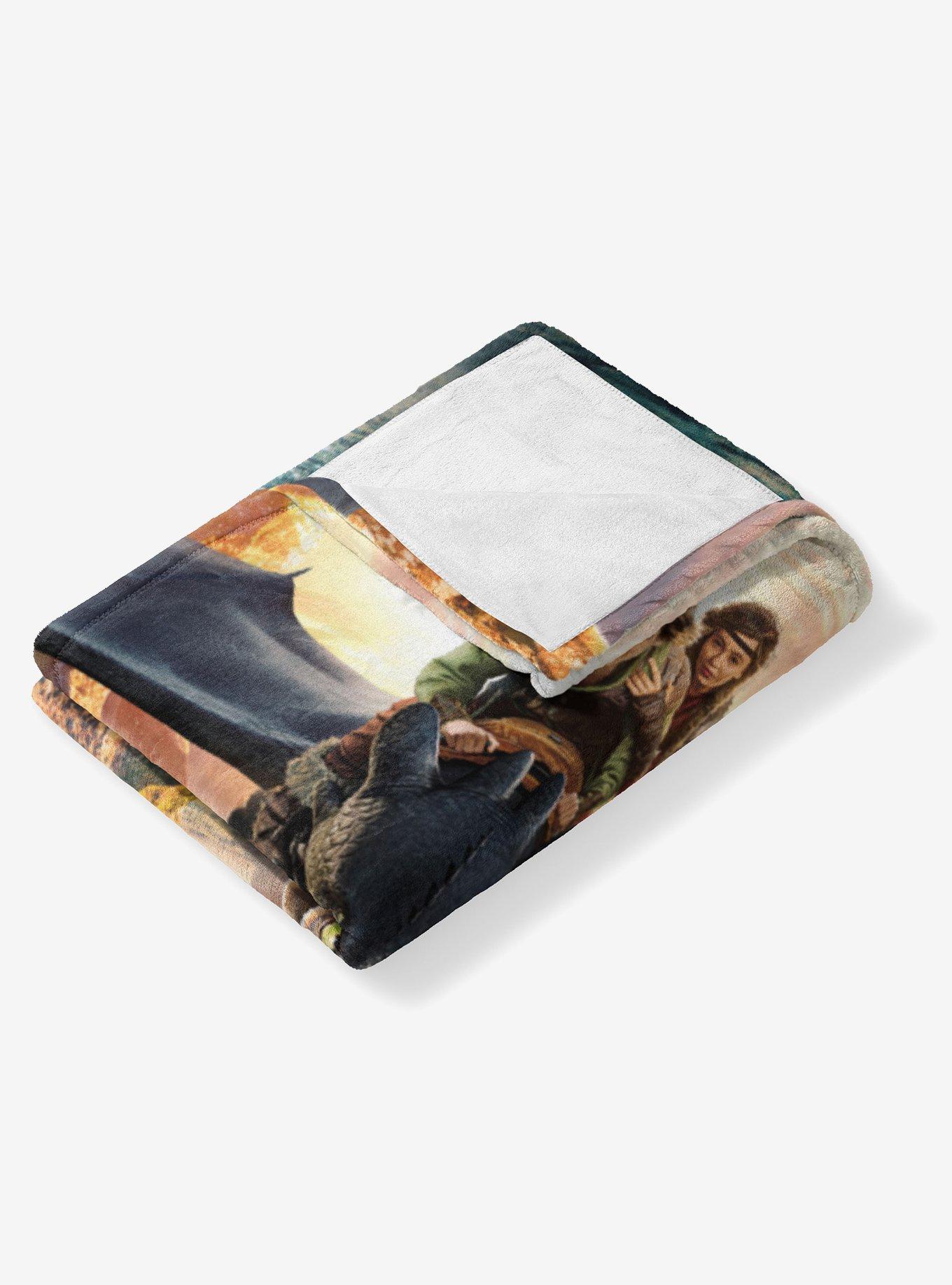 How to Train Your Dragon: Live Action Flight Above the Sea 60x80" Silk Touch Throw Blanket, , alternate
