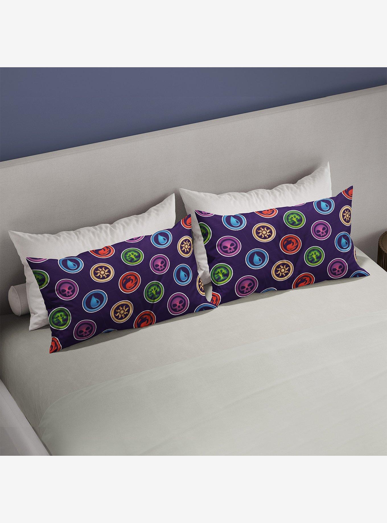 Magic: The Gathering Colorful Magic 2 Pack Pillowcase Set, , alternate