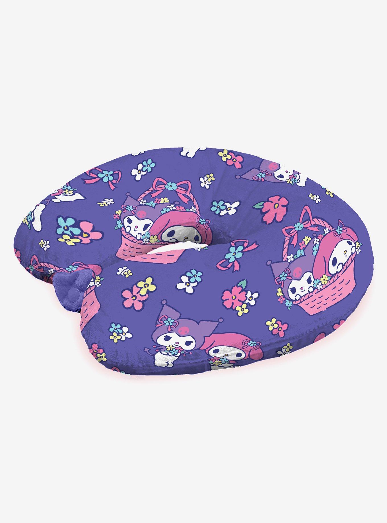My Melody Flower Basket Fun Neck Pillow, , hi-res