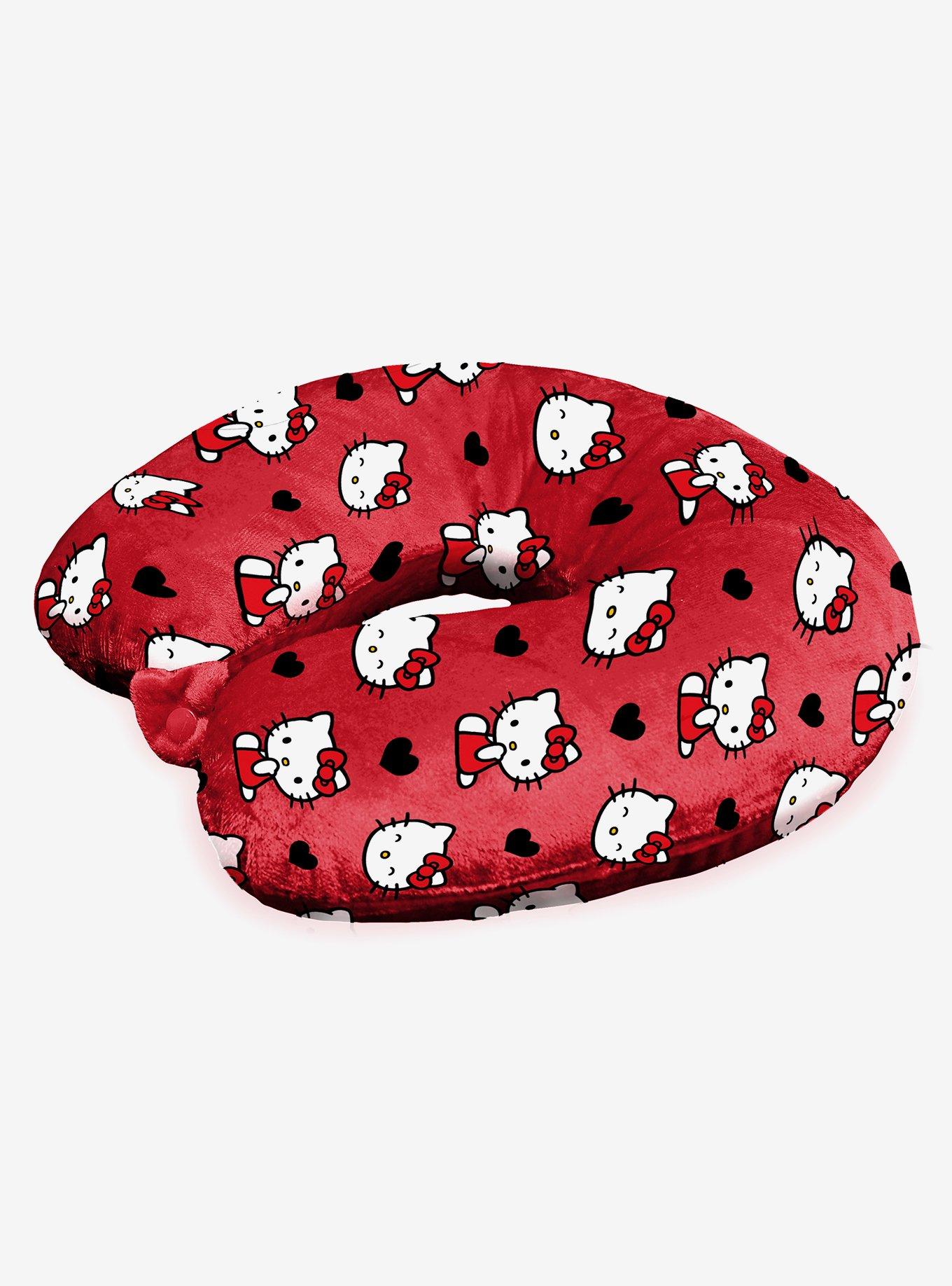 Hello Kitty Cute Hearts Neck Pillow, , hi-res