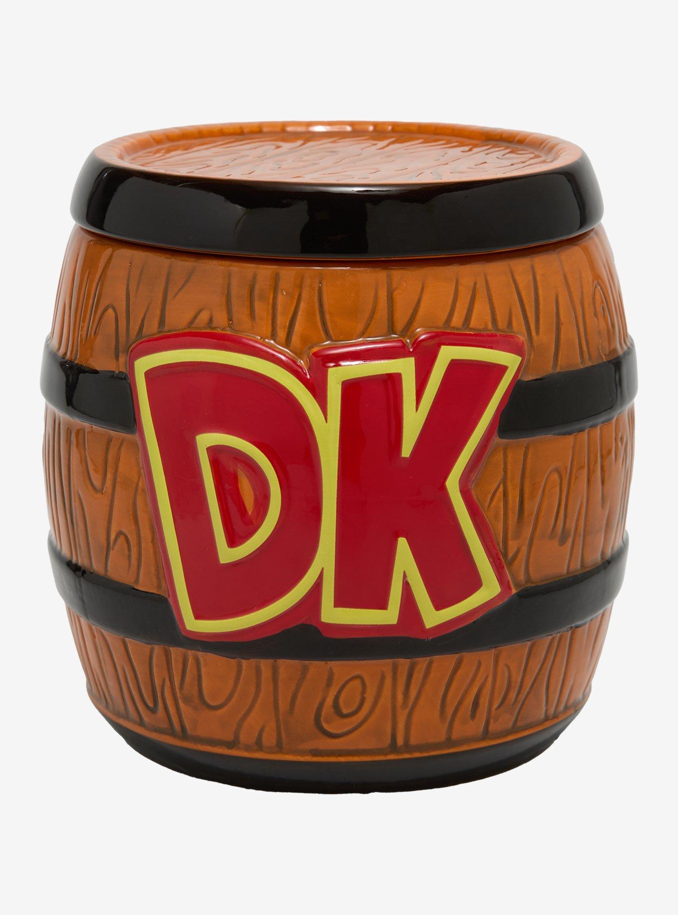 Nintendo Donkey Kong Barrel Figural Cookie Jar