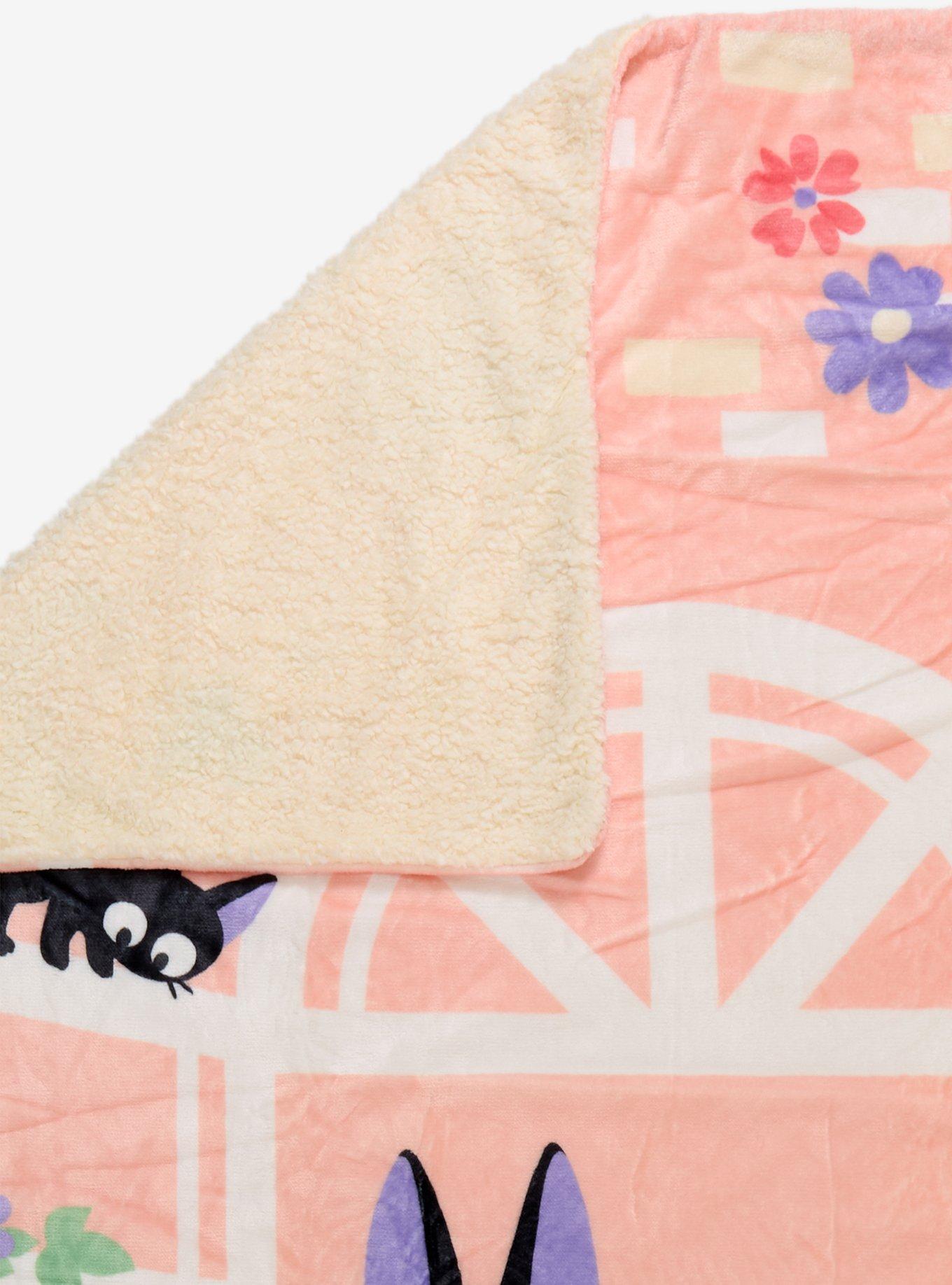 Studio Ghibli&reg; Kiki's Delivery Service Jiji & Lily Throw &mdash; BoxLunch Exclusive, , hi-res