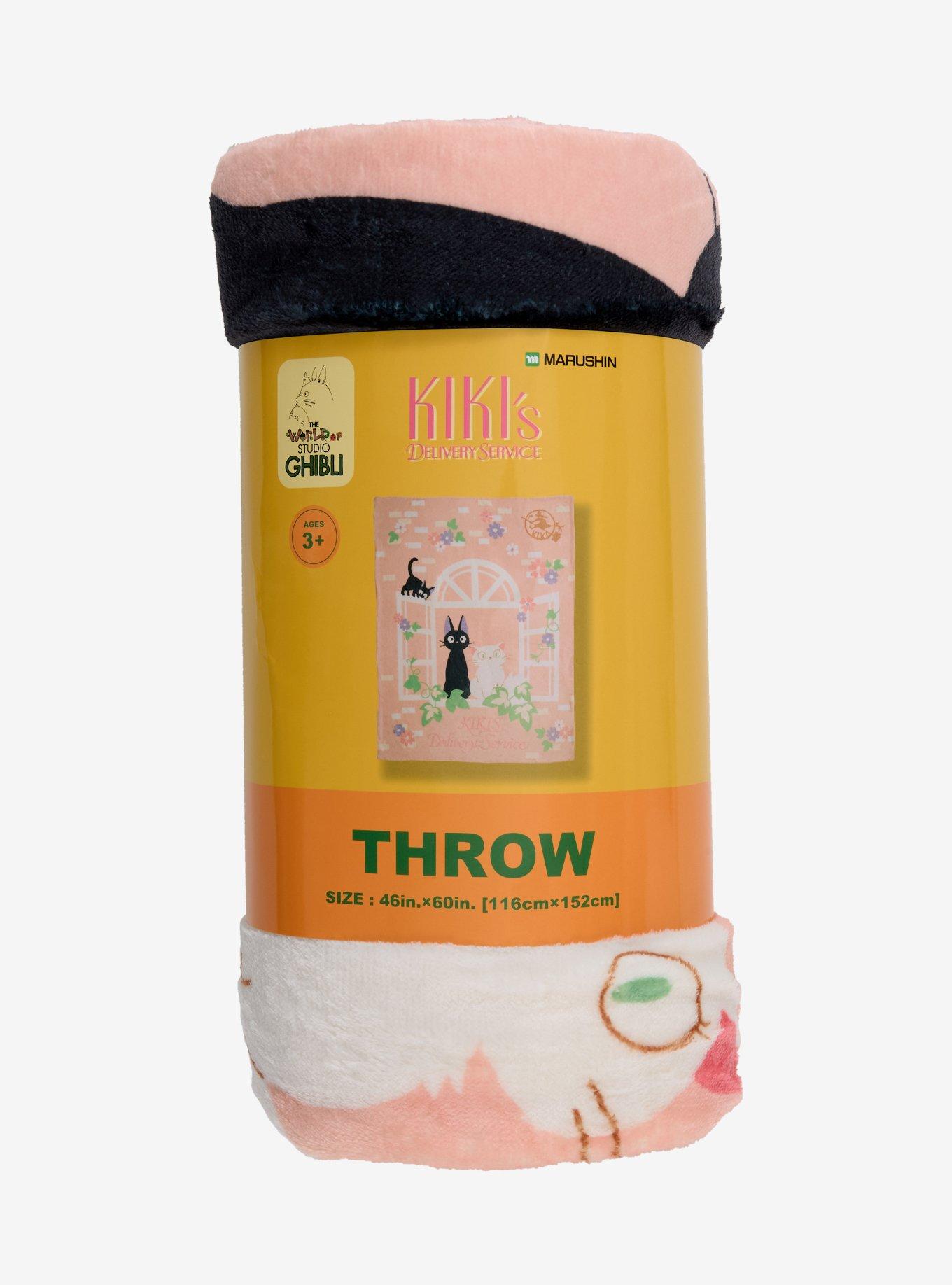 Studio Ghibli&reg; Kiki's Delivery Service Jiji & Lily Throw &mdash; BoxLunch Exclusive, , alternate