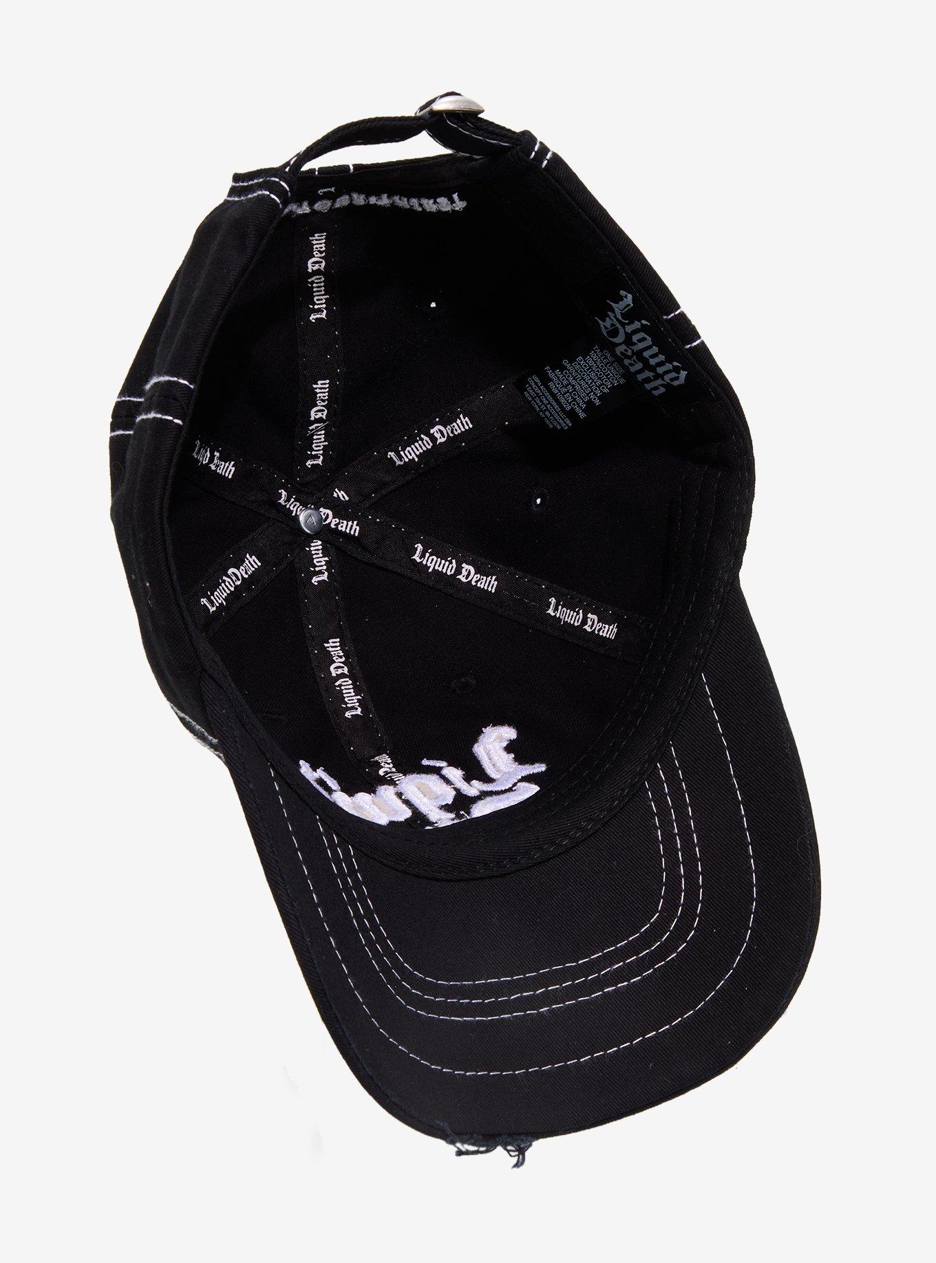 Liquid Death Logo Stitch Dad Cap, , alternate - view 5