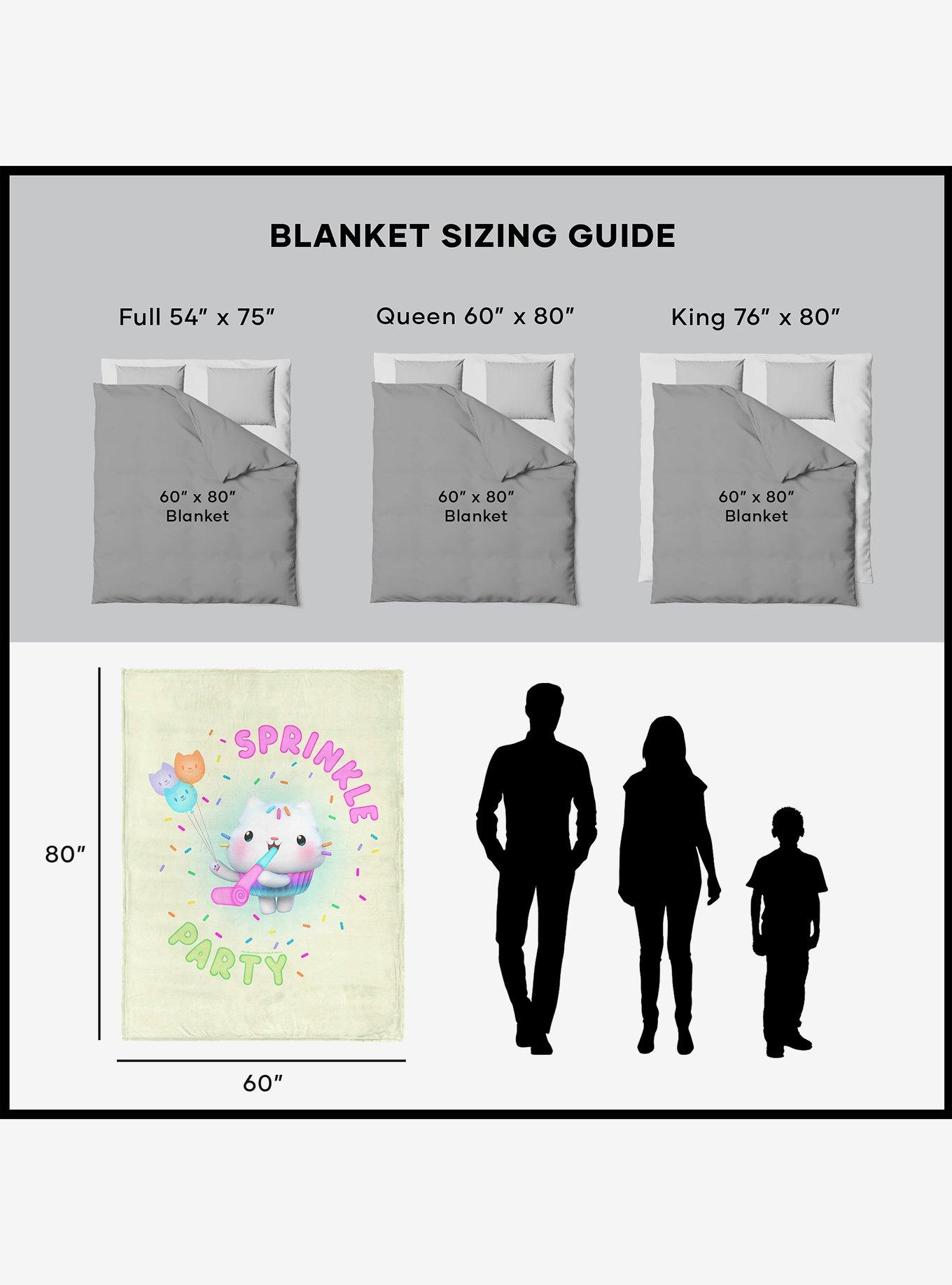 Gabby's Dollhouse Sprinkle Party 60x80" Silk Touch Throw Blanket, , alternate