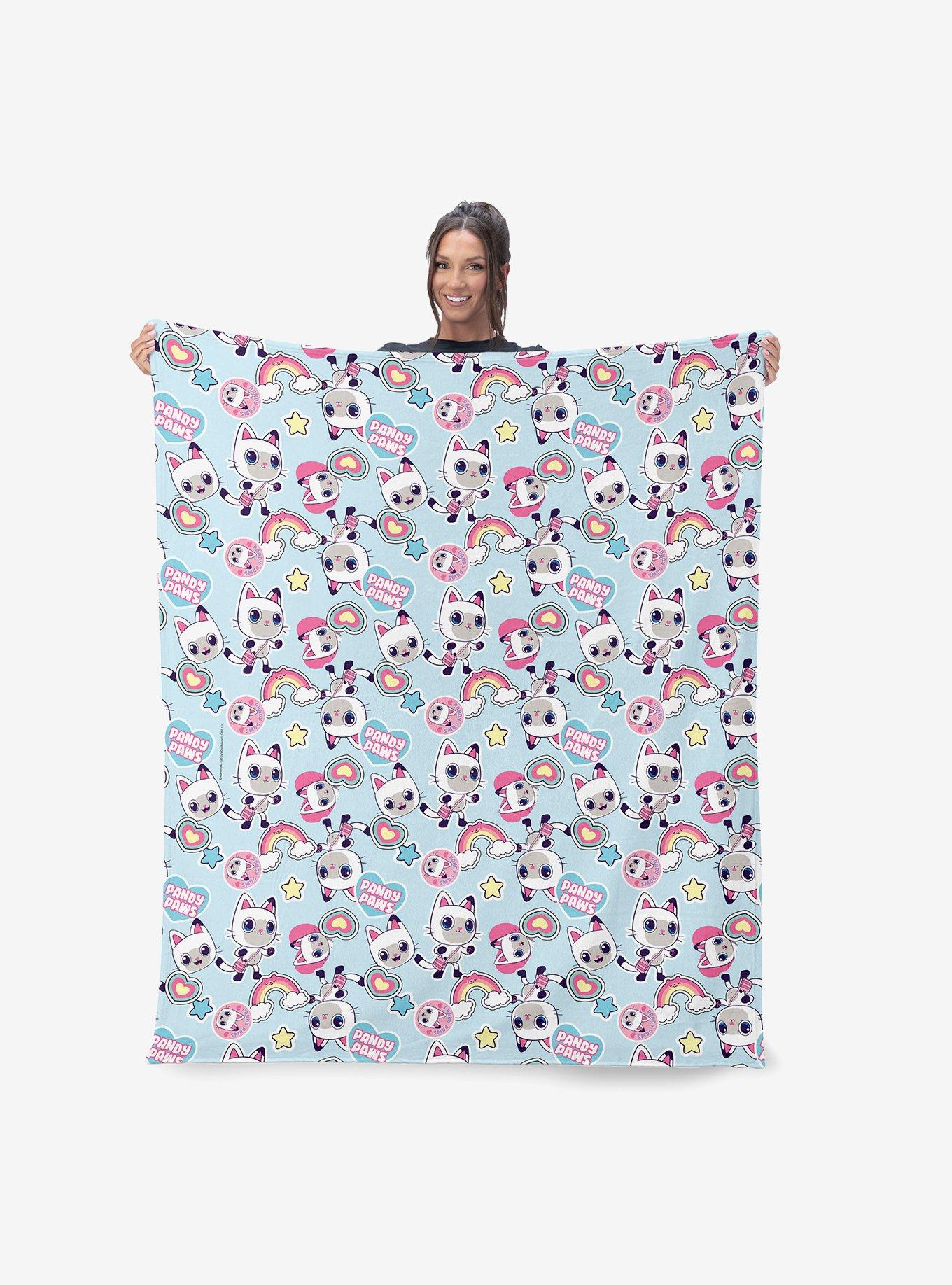 Gabby's Dollhouse Pandy Paws 60x80" Silk Touch Throw Blanket, , hi-res