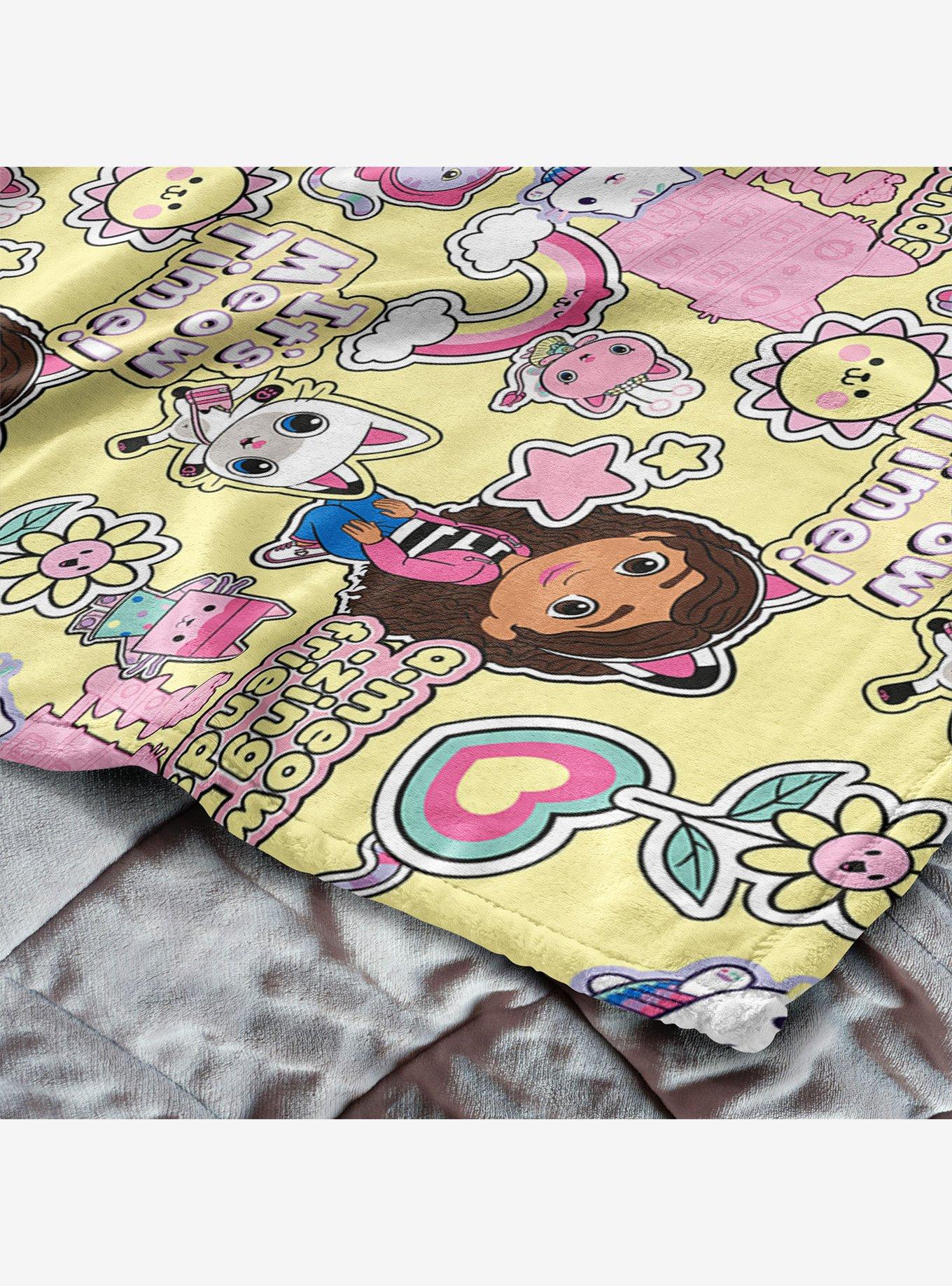 Gabby's Dollhouse It's Meow Time 60x80" Silk Touch Throw Blanket, , alternate