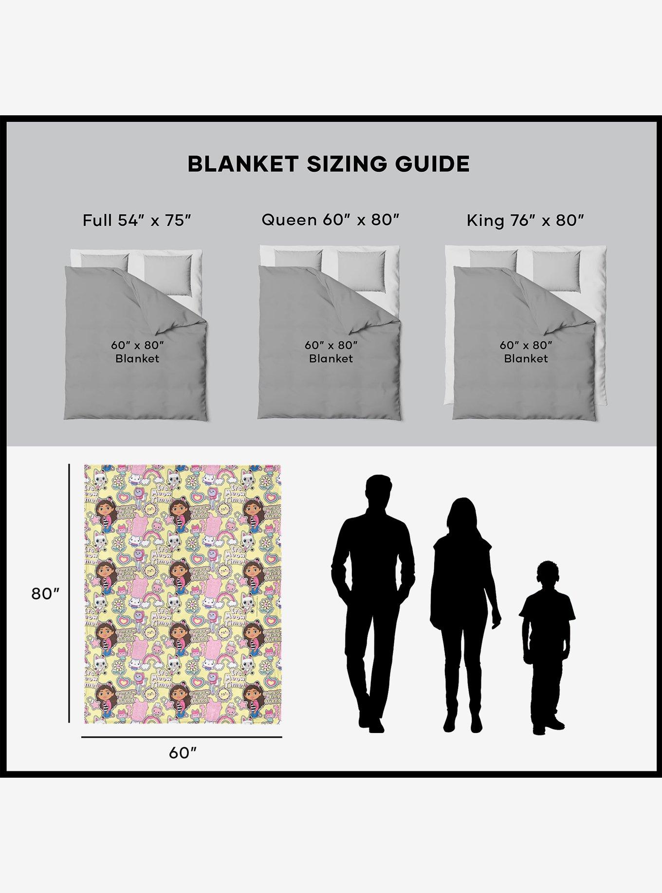 Gabby's Dollhouse It's Meow Time 60x80" Silk Touch Throw Blanket, , alternate