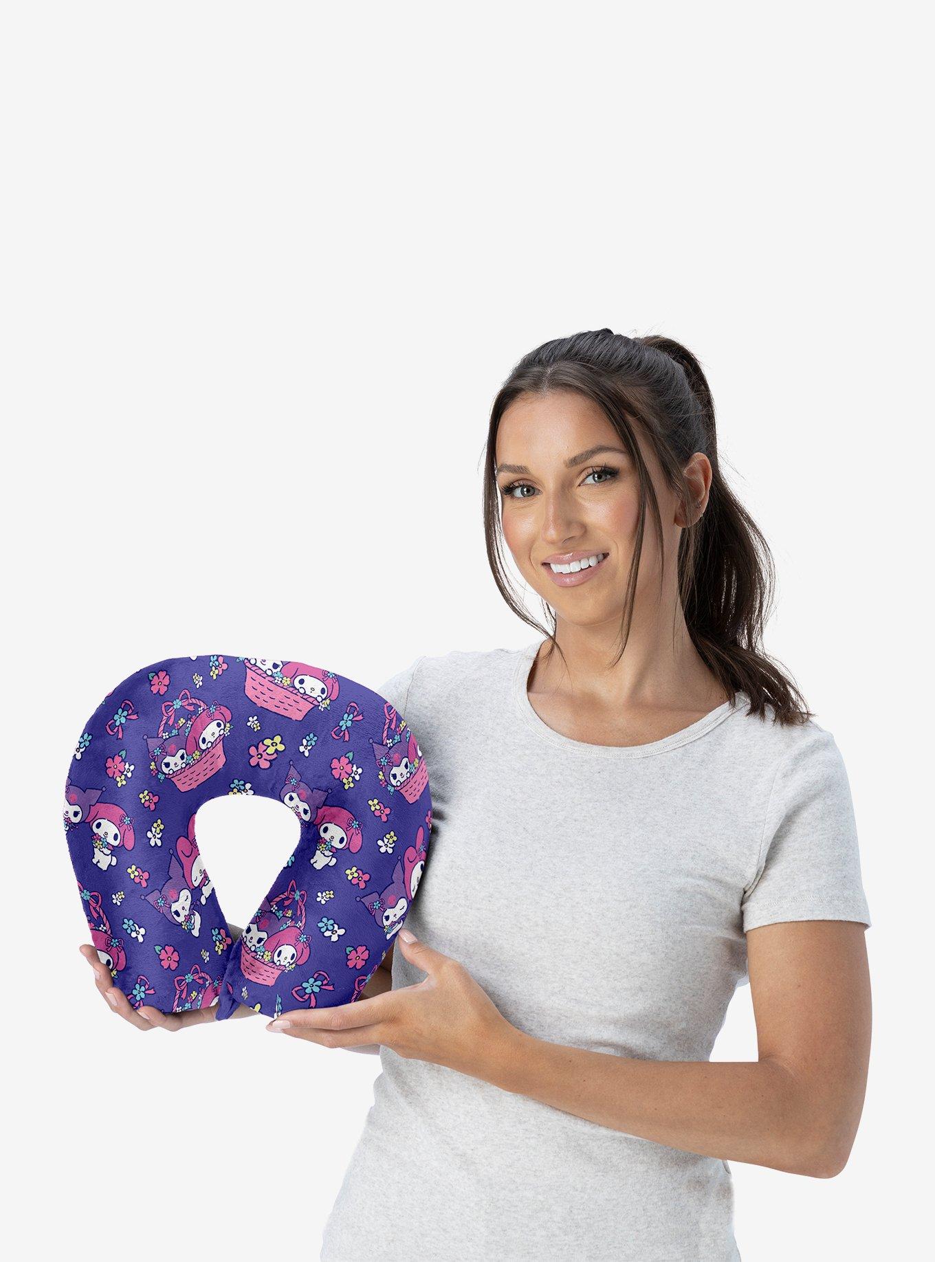 My Melody Flower Basket Fun Neck Pillow, , alternate