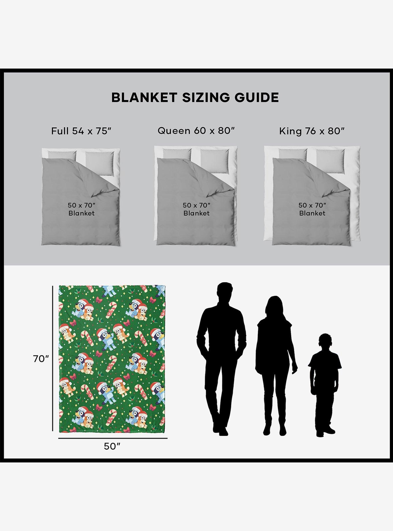 Bluey Family Holiday Silk Touch Throw Blanket, , alternate