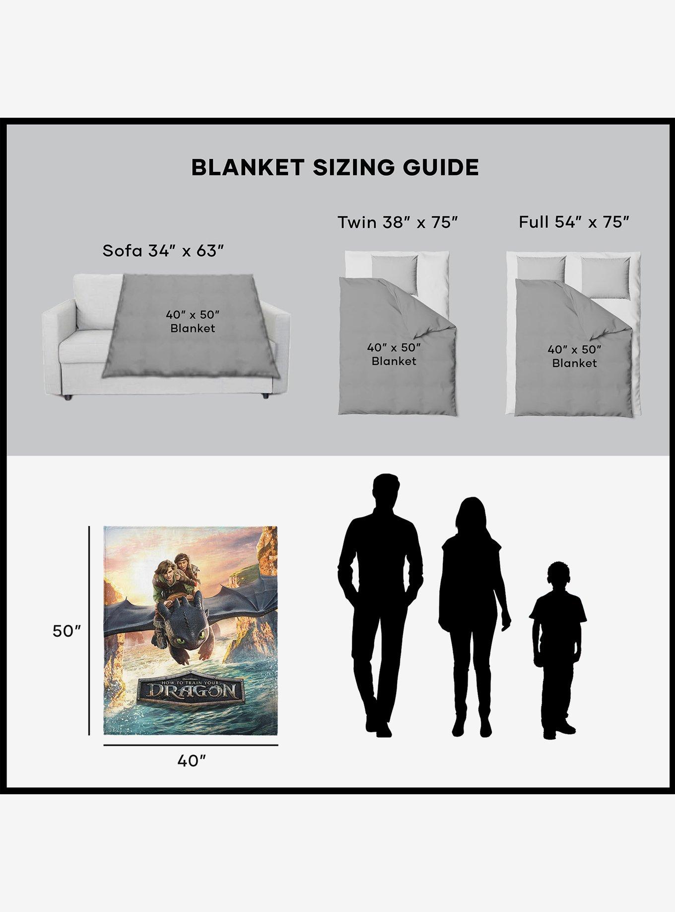 How to Train Your Dragon: Live Action Flight Above the Sea 40x50" Silk Touch Throw Blanket, , alternate