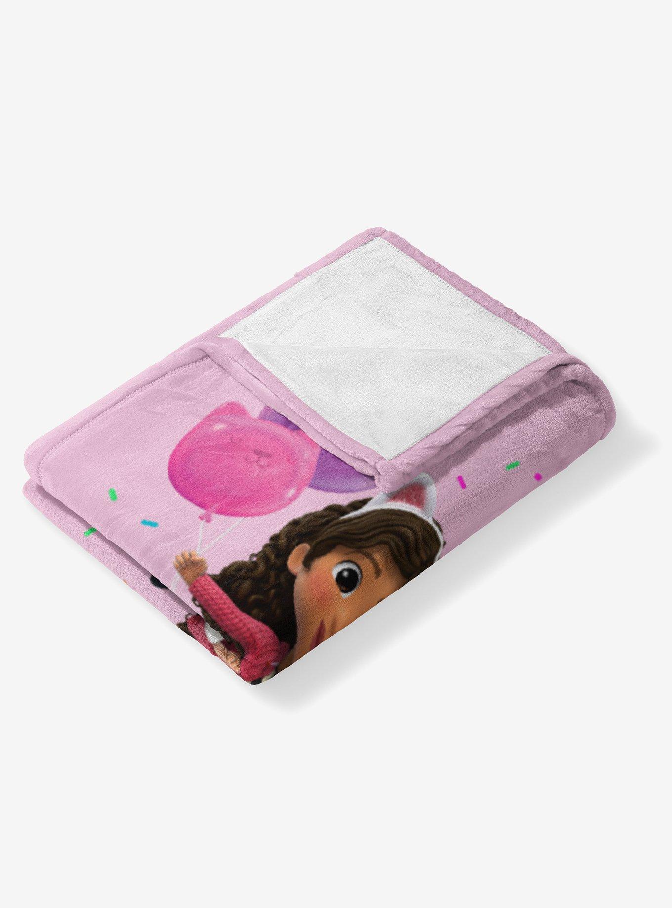 Gabby's Dollhouse Pink Party Time 40x50" Silk Touch Throw Blanket, , alternate
