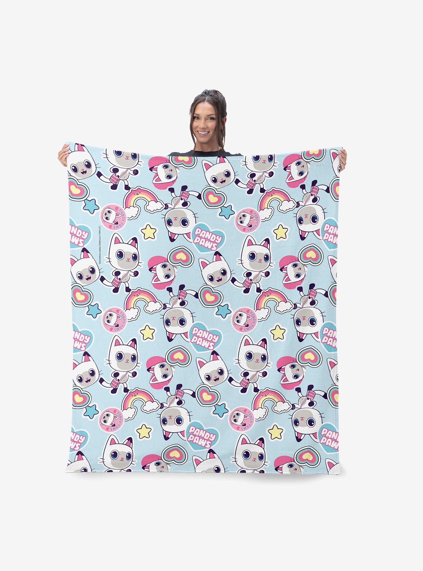 Gabby's Dollhouse Pandy Paws 40x50" Silk Touch Throw Blanket