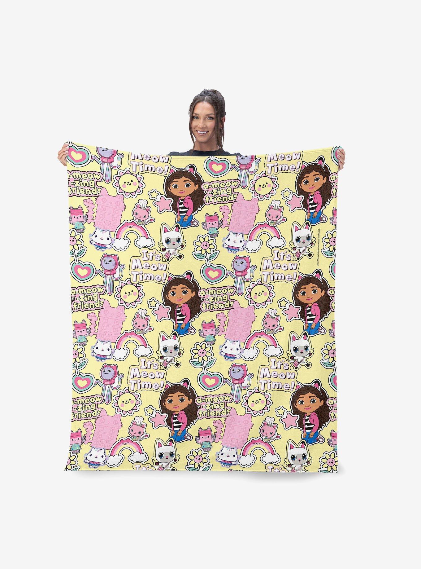 Gabby's Dollhouse It's Meow Time 40x50" Silk Touch Throw Blanket, , hi-res
