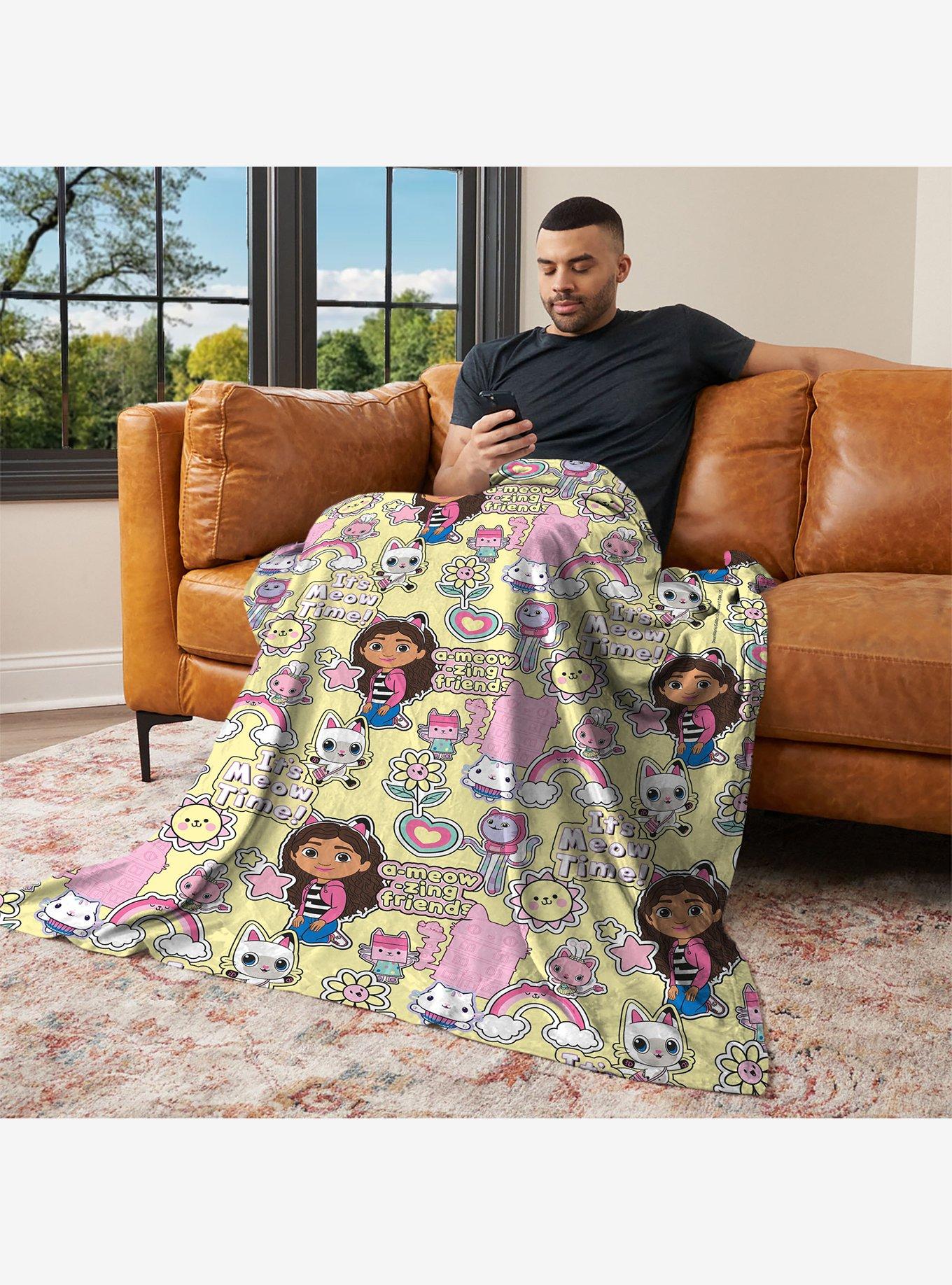 Gabby's Dollhouse It's Meow Time 40x50" Silk Touch Throw Blanket, , alternate