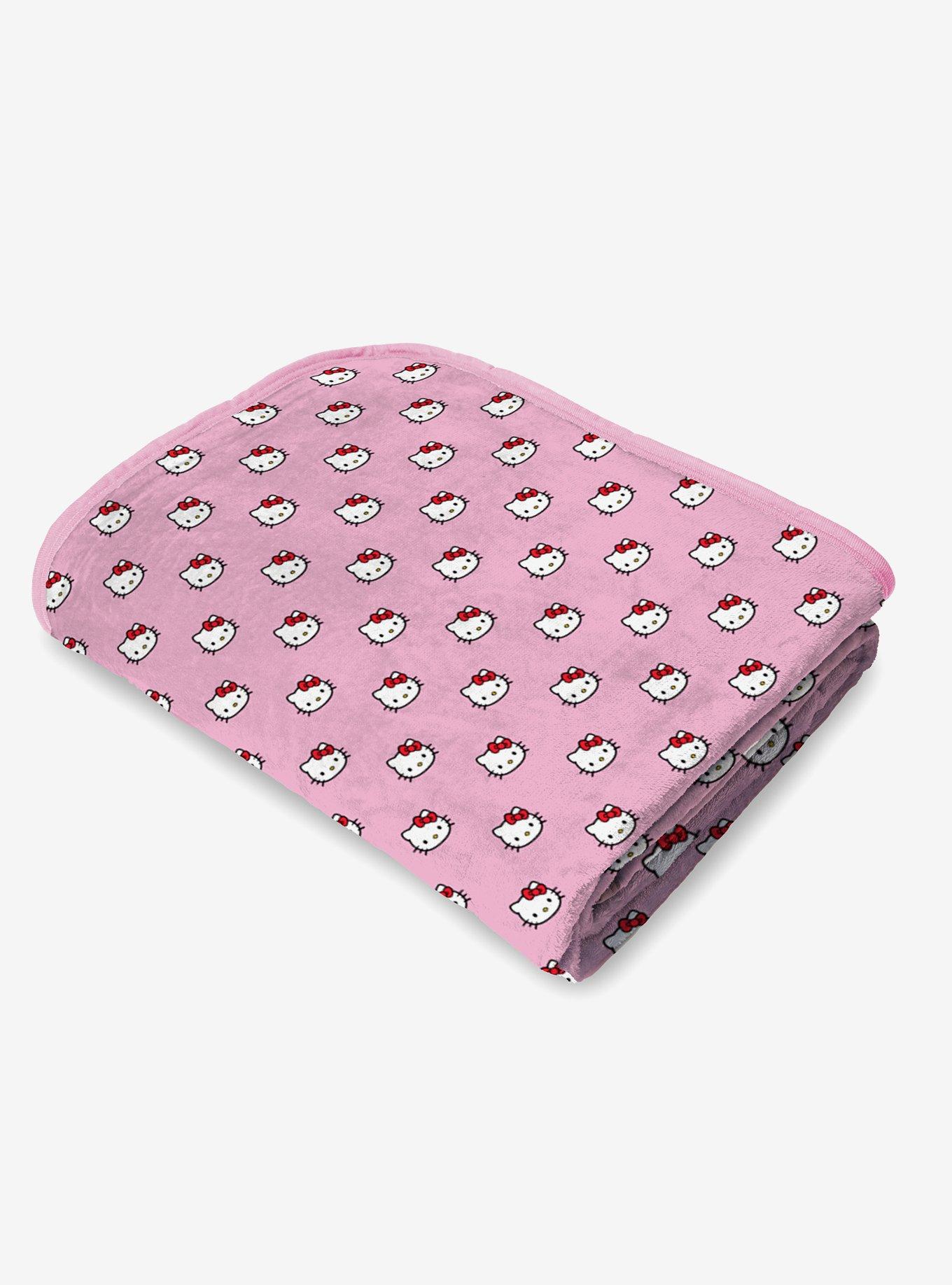 Hello Kitty Cute Little Bows 60x90" Cloud Throw Blanket, , alternate