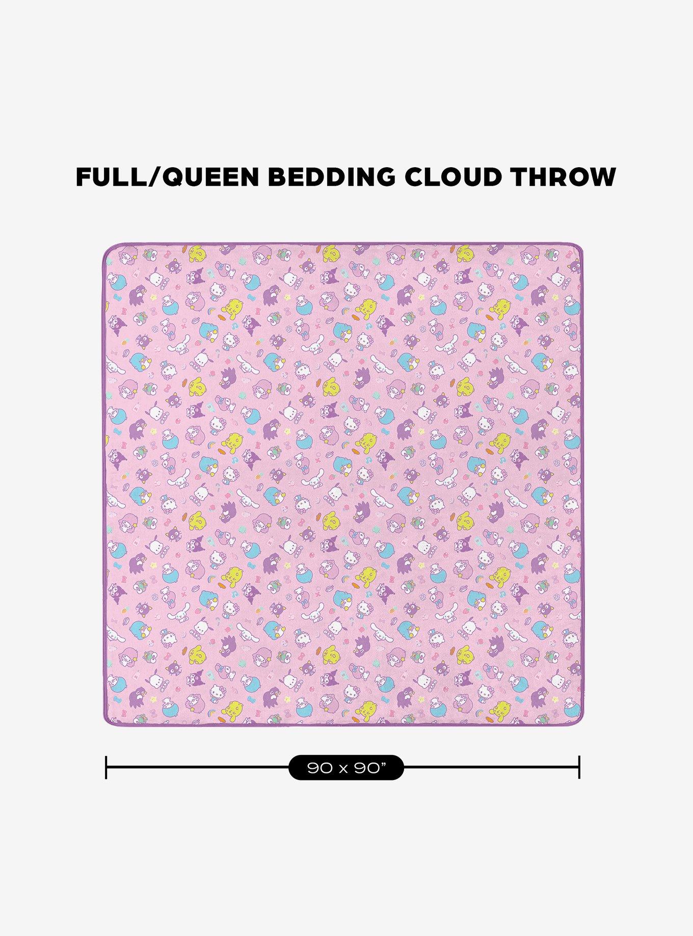 Hello Kitty Dreamy Drop 90x90" Cloud Throw Blanket, , alternate