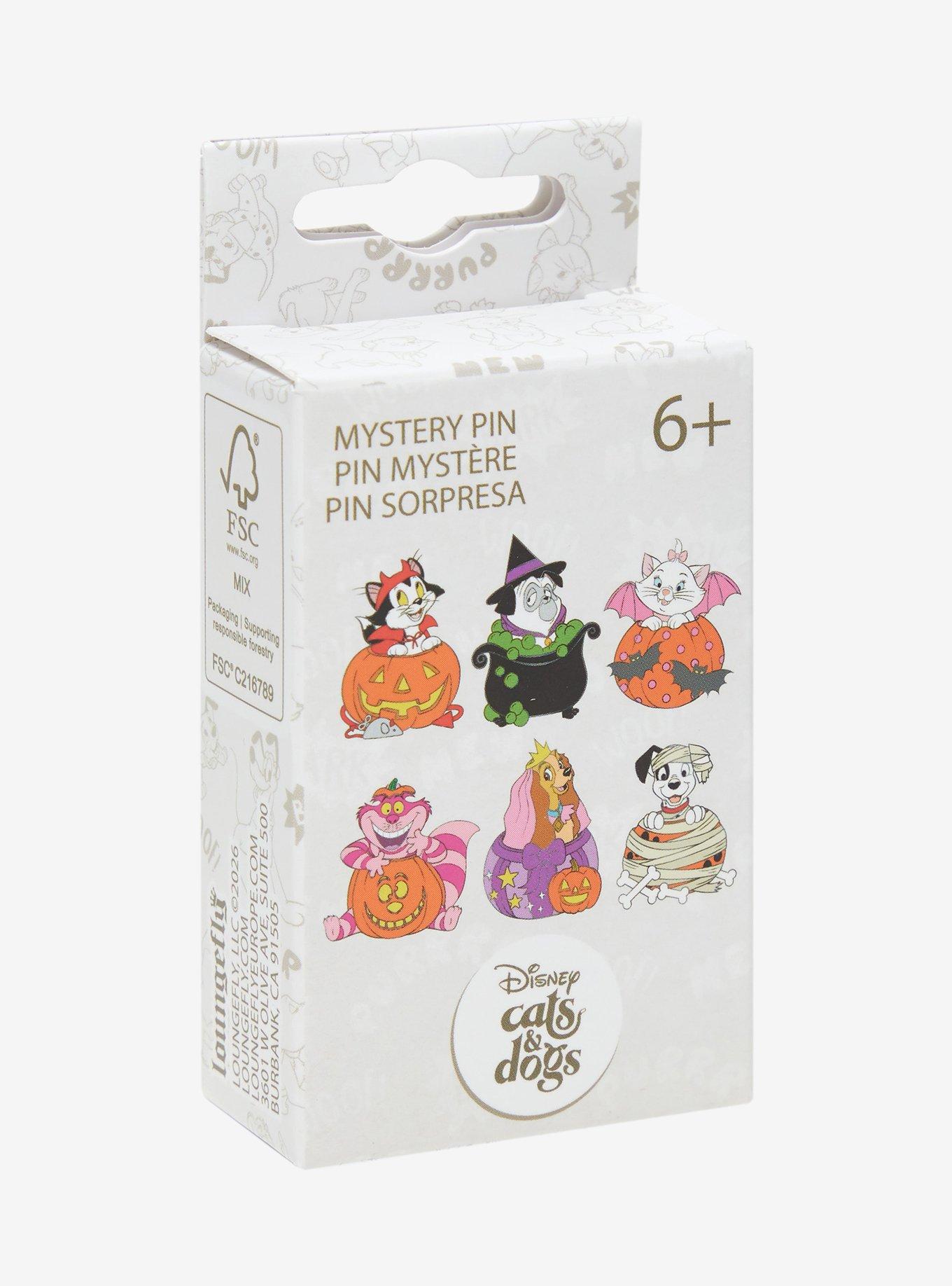 Loungefly Disney Cats & Dogs Halloween Blind Box Enamel Pin Hot Topic Exclusive, , hi-res